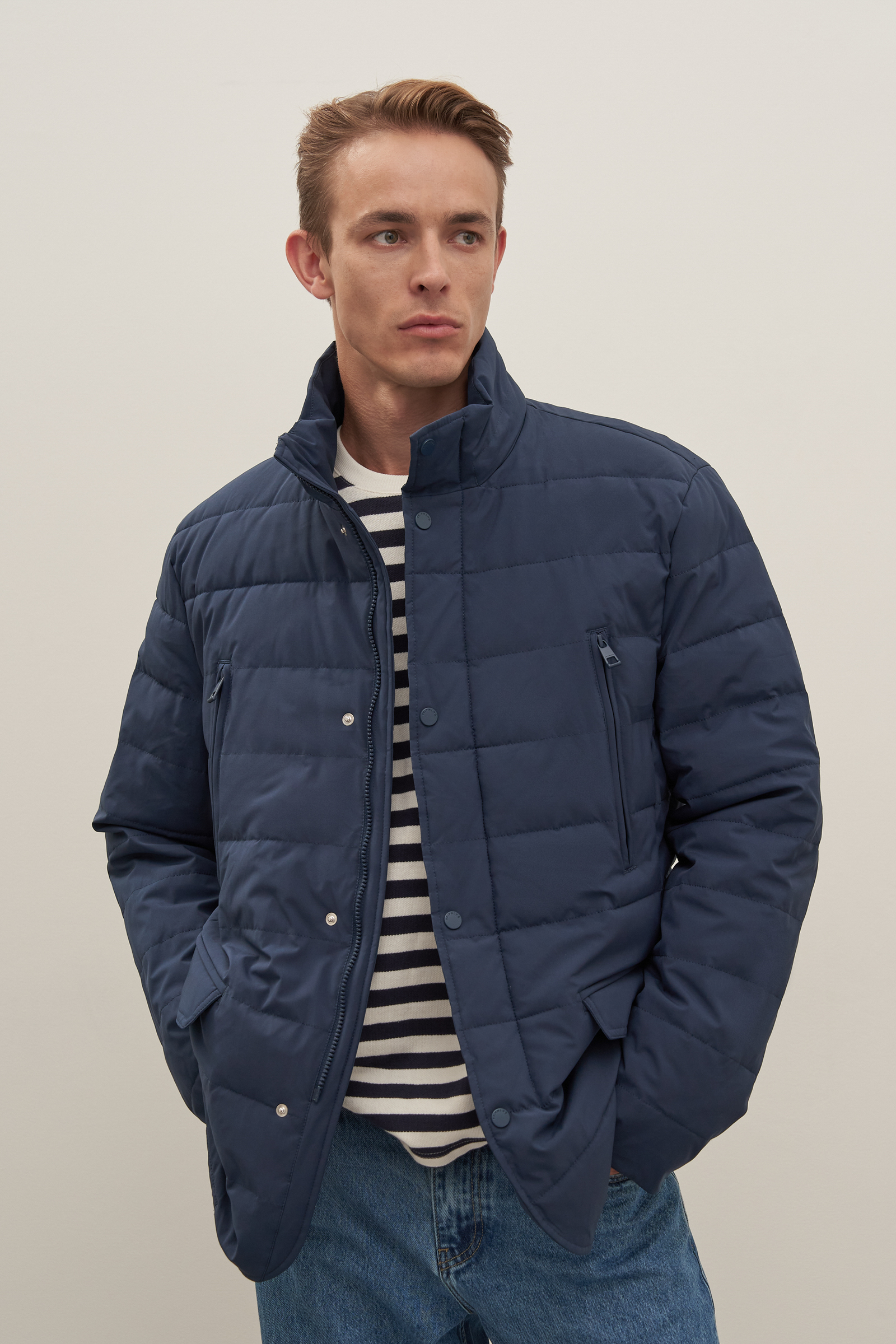 Куртка утепленная с воротником-стойкой