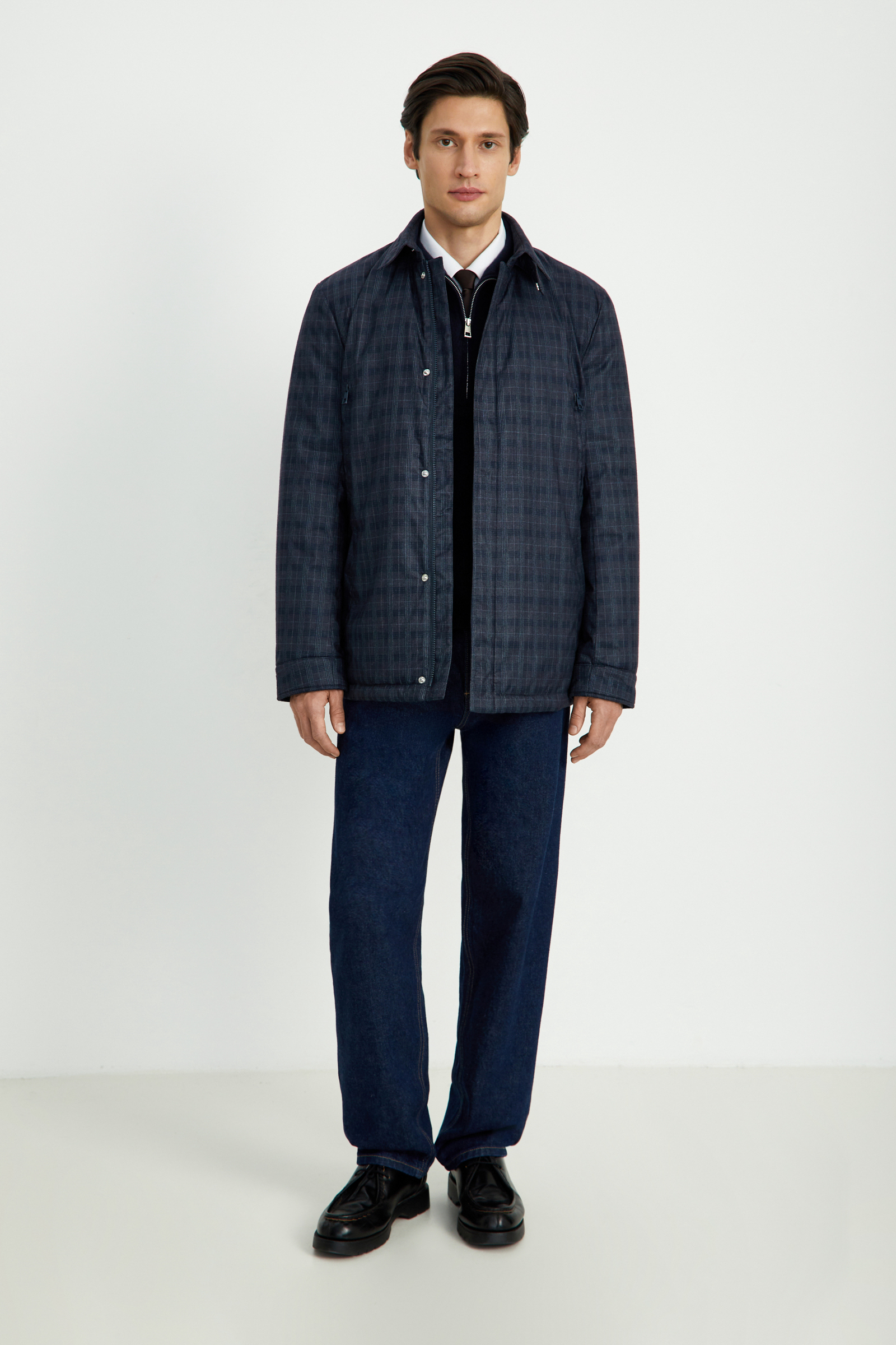 Куртка утепленная с отложным воротником