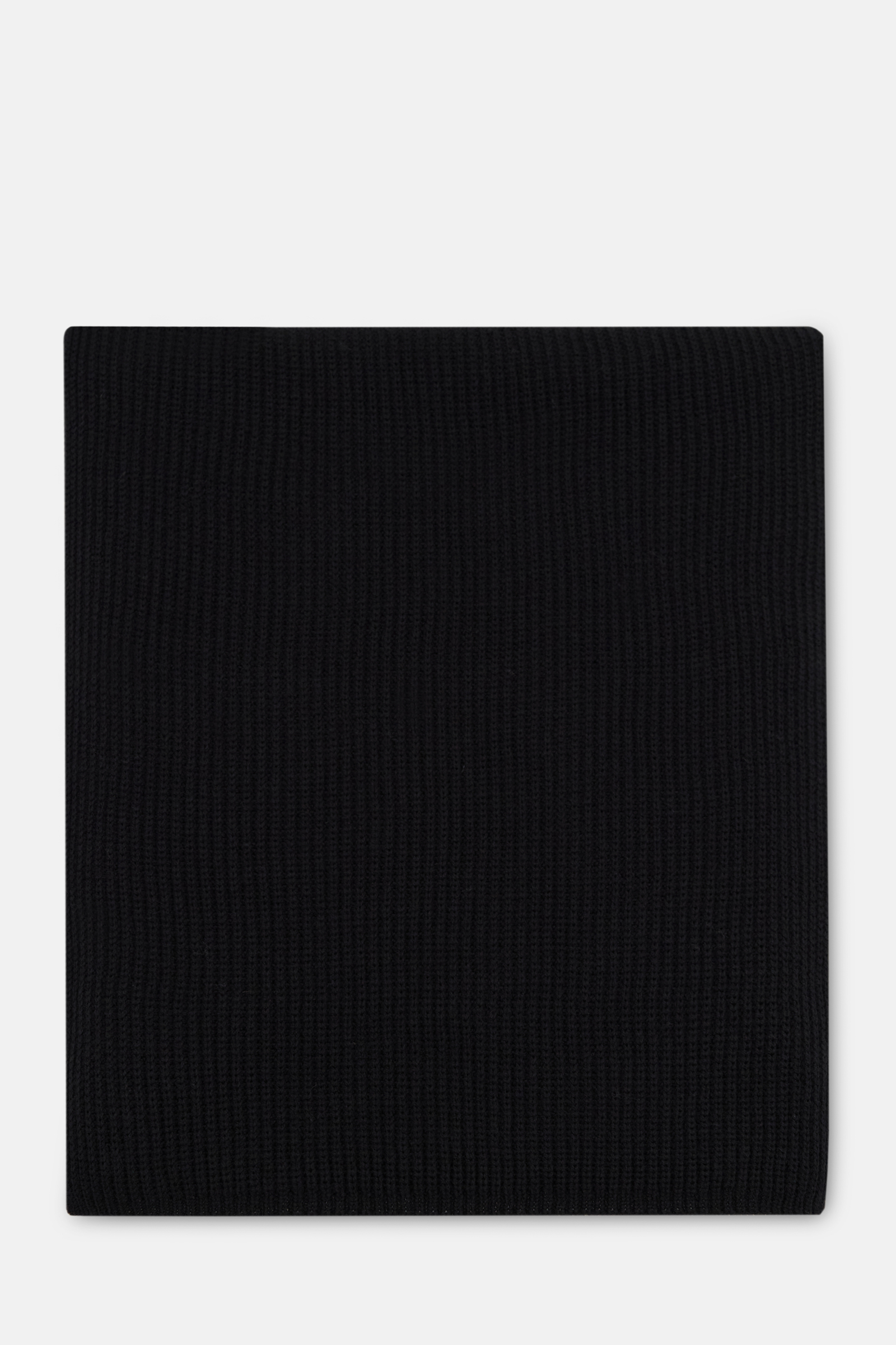 

Вязаный шарф с добавлением шерсти, 200 black, Вязаный шарф с добавлением шерсти