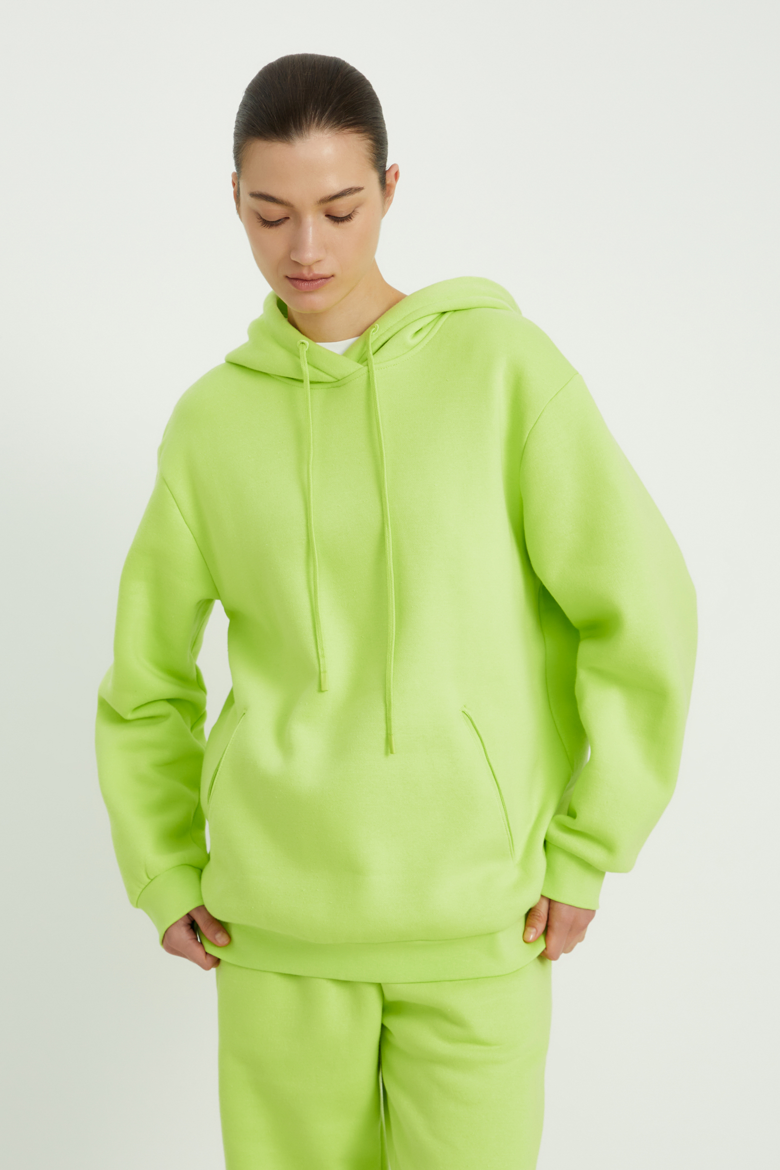 Худи свободного силуэта из хлопка