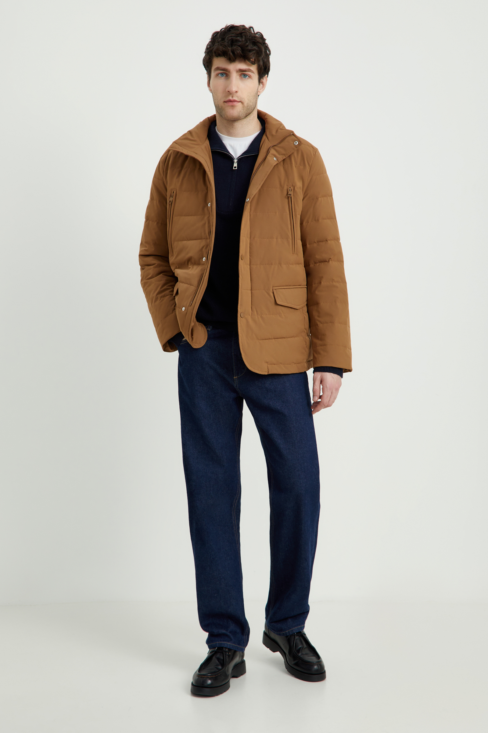 Куртка утепленная с воротником-стойкой