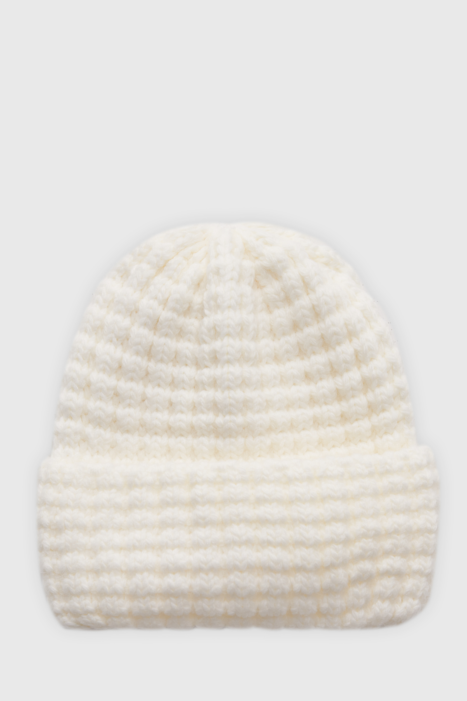 

Базовая шапка с отворотом, 711 milk, Базовая шапка с отворотом