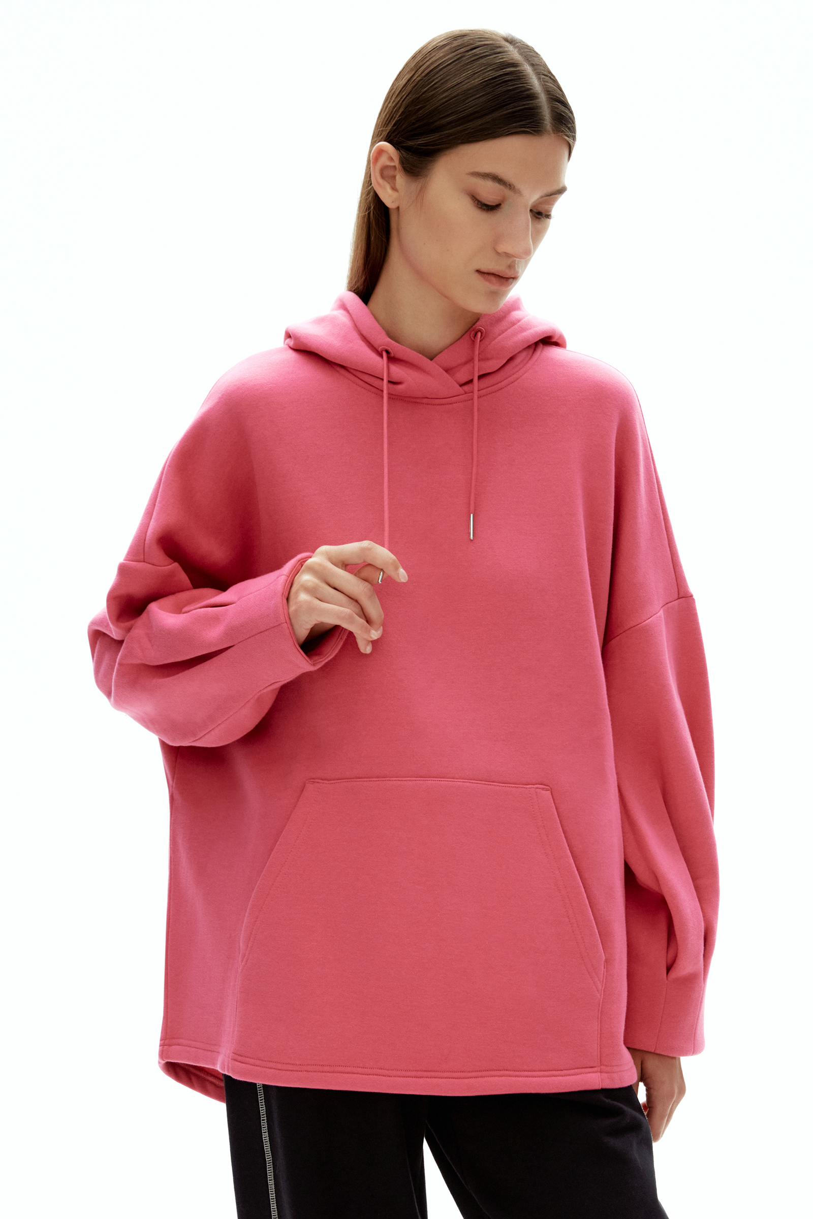 Худи свободного силуэта из хлопка 1592₽