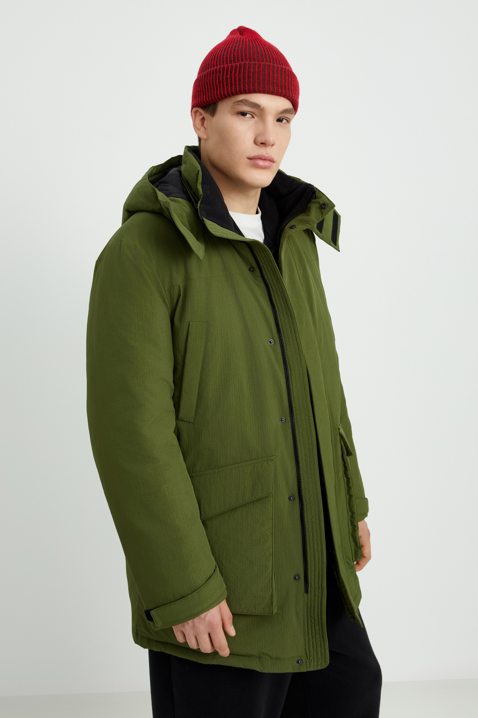 

Полупальто утепленное из водонепроницаемой ткани, 904 sphagnum, Полупальто утепленное из водонепроницаемой ткани