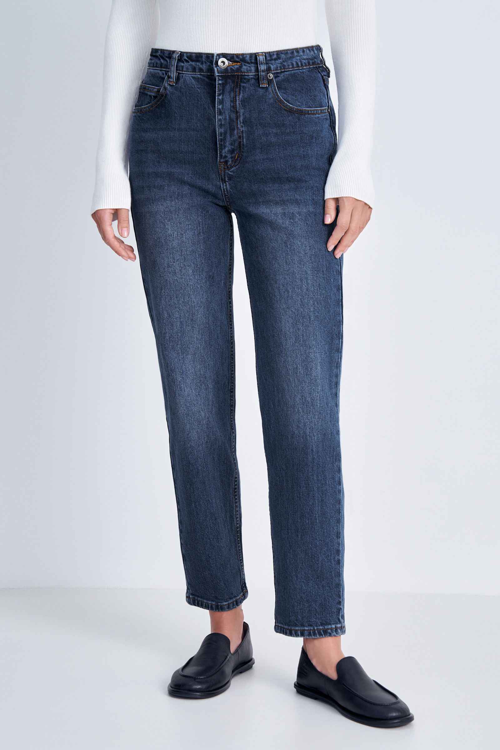 Джинсы straight fit женские