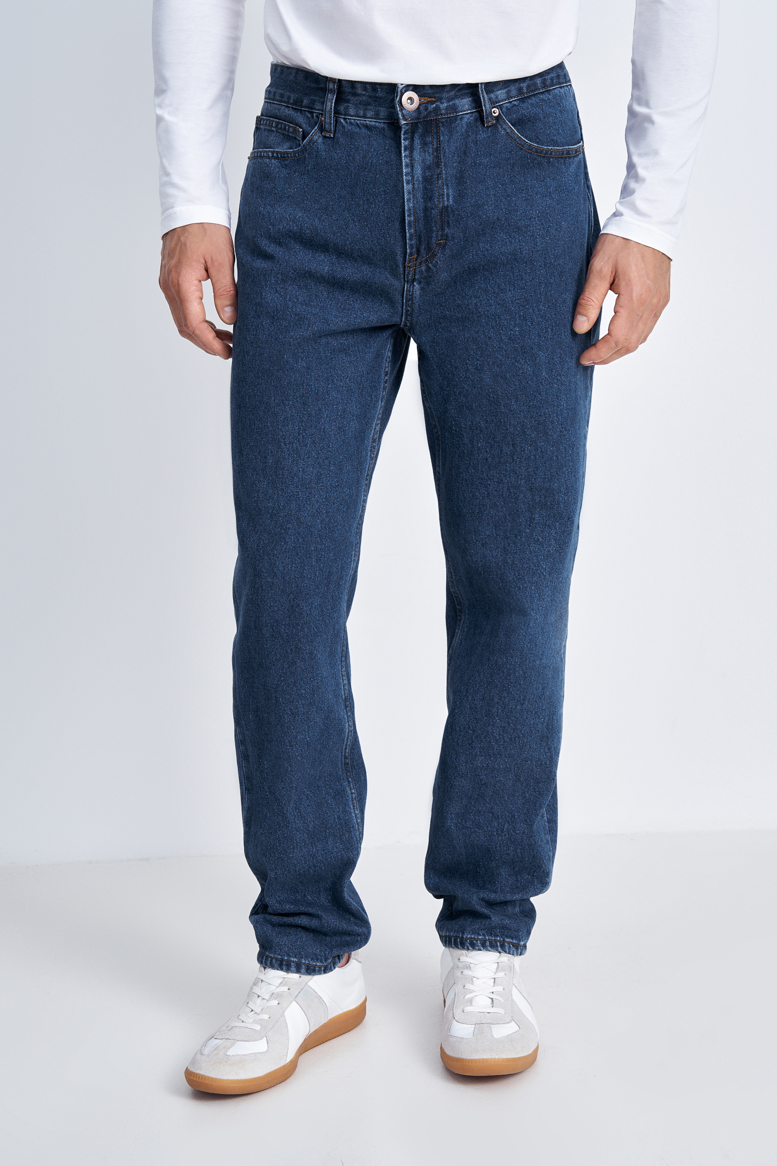 

Джинсы straight fit мужские, 127 dark denim, Джинсы straight fit мужские