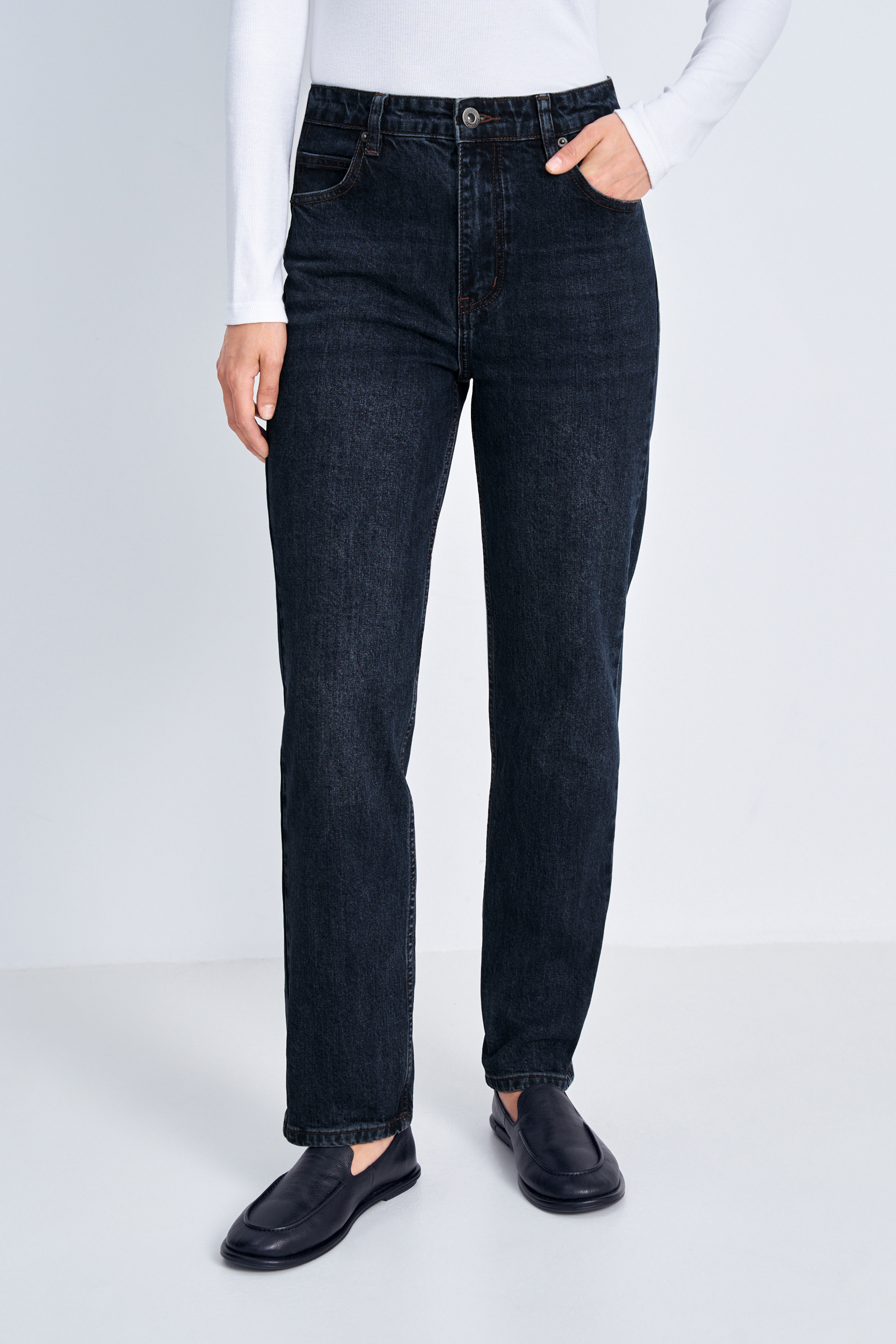 

Джинсы straight fit женские, 1271 dark denim, Джинсы straight fit женские