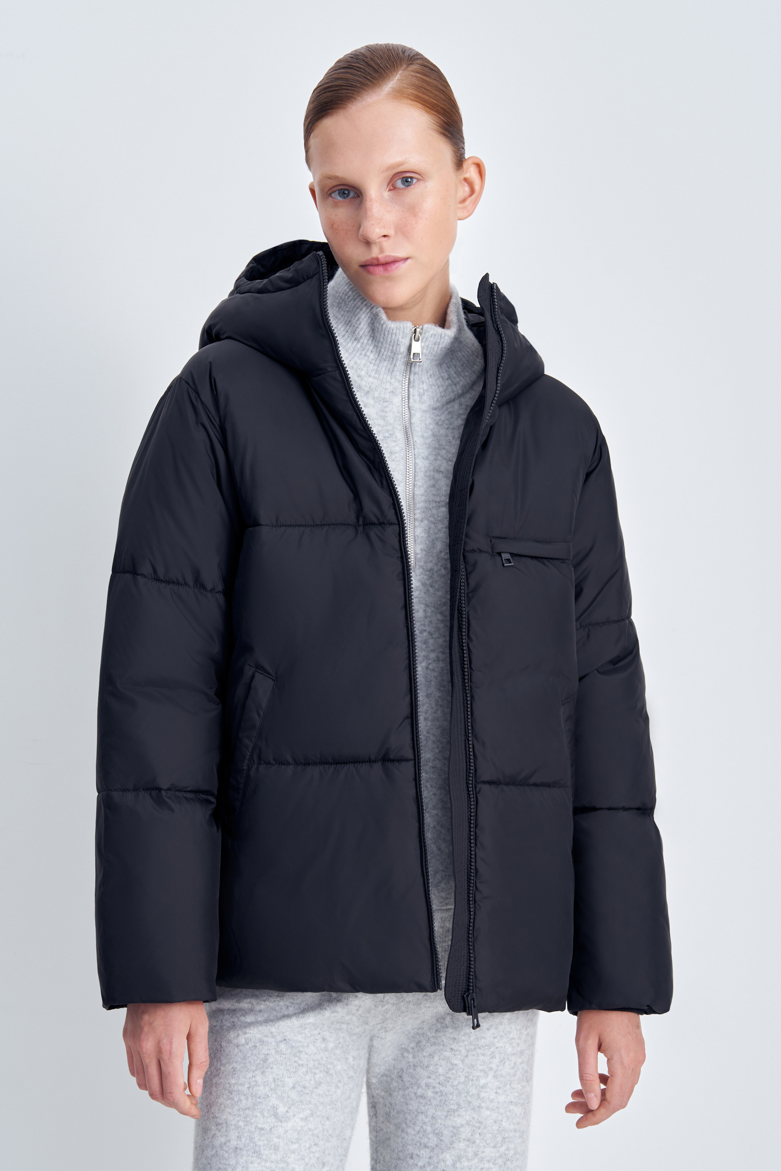 Утепленная куртка прямого кроя 13990₽