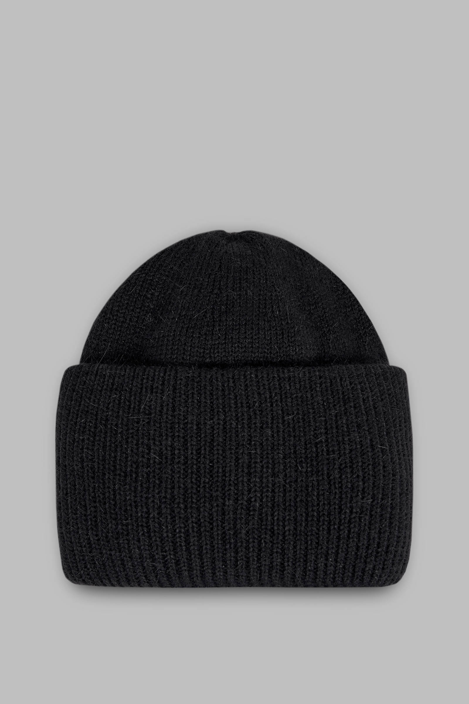 Шапка Finn Flare из шерсти ангоры, черный, арт. FAE111126