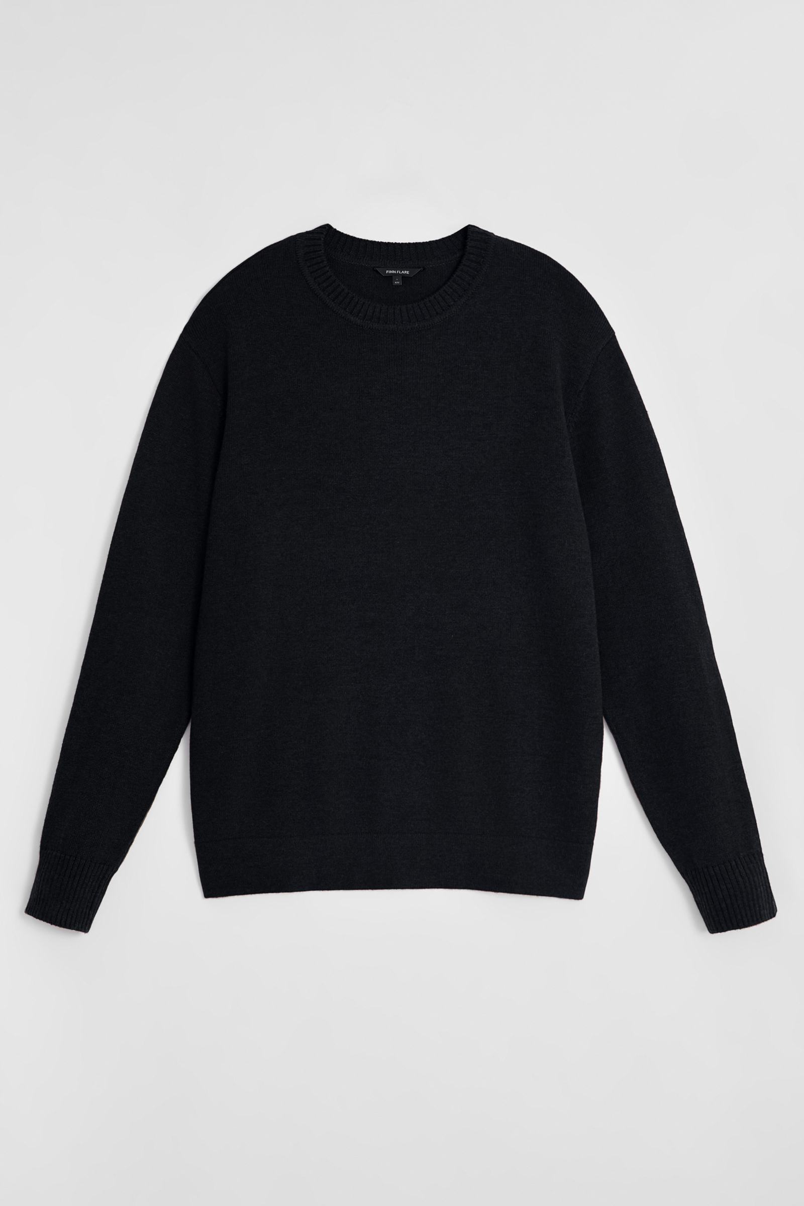 

Джемпер прямого силуэта с округлой горловиной, 200 black, Джемпер прямого силуэта с округлой горловиной