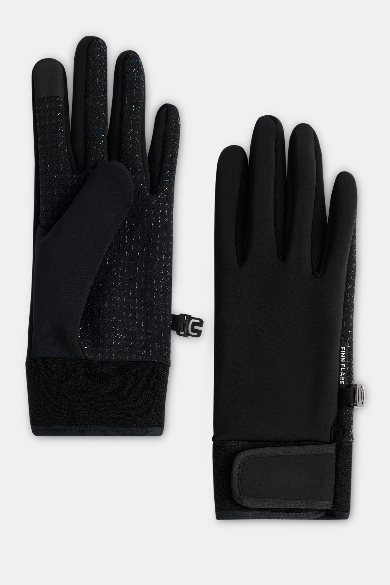 Перчатки Finn Flare с регулируемым ремешком, черный, арт. FAE91302