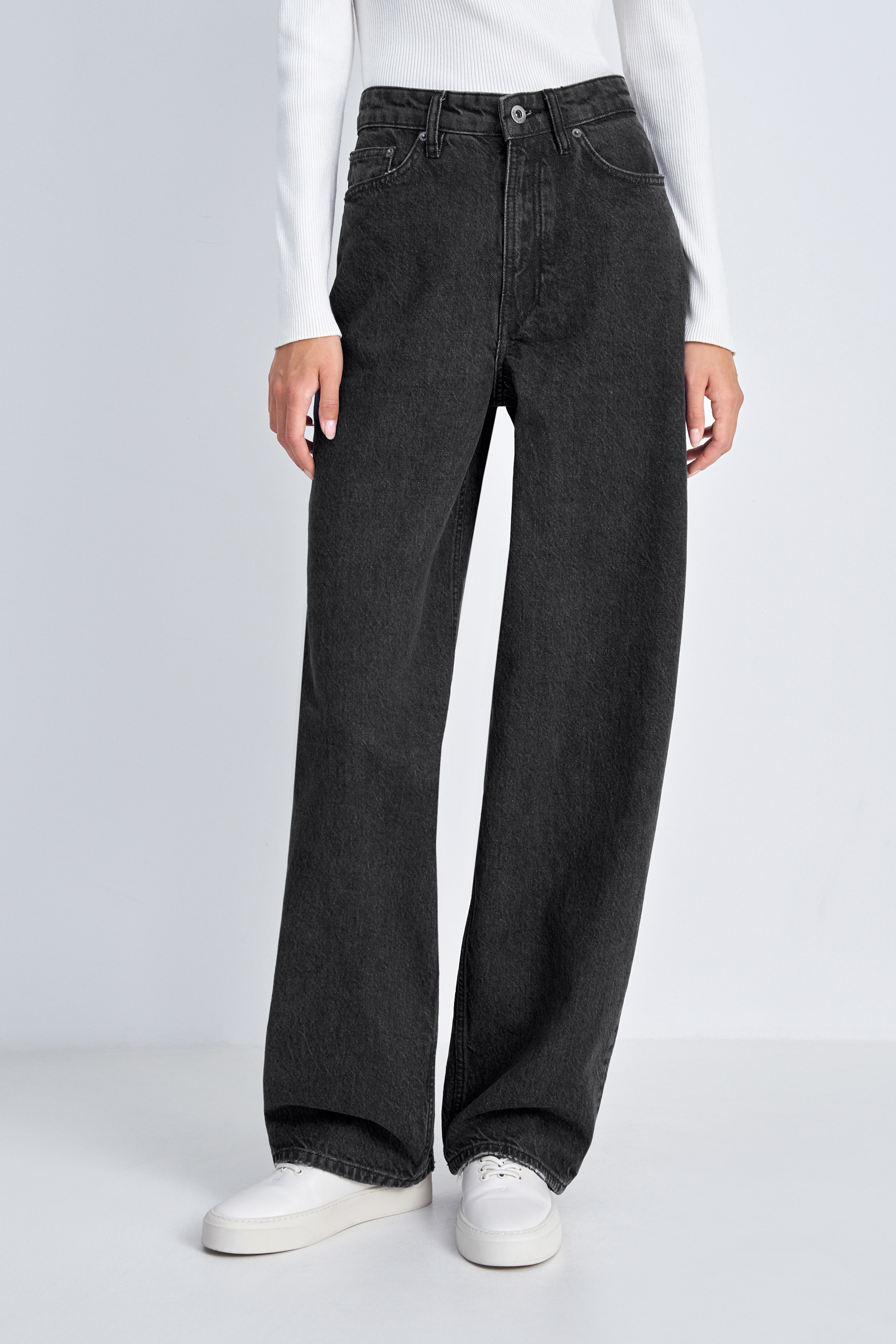 

Джинсы loose fit женские, 2002 dark grey denim, Джинсы loose fit женские