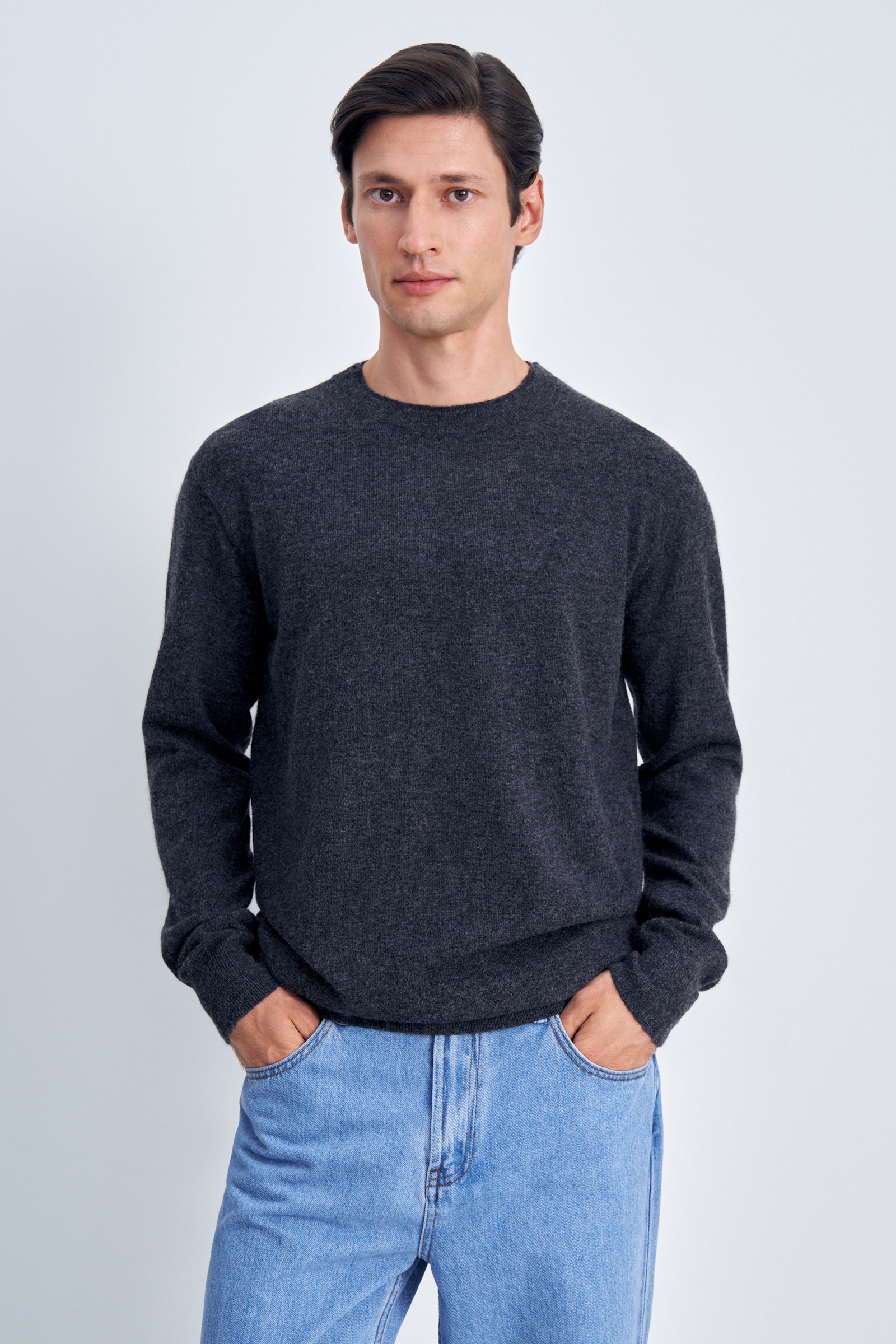 Джемпер Finn Flare, 250 black melange, арт. FAE21104