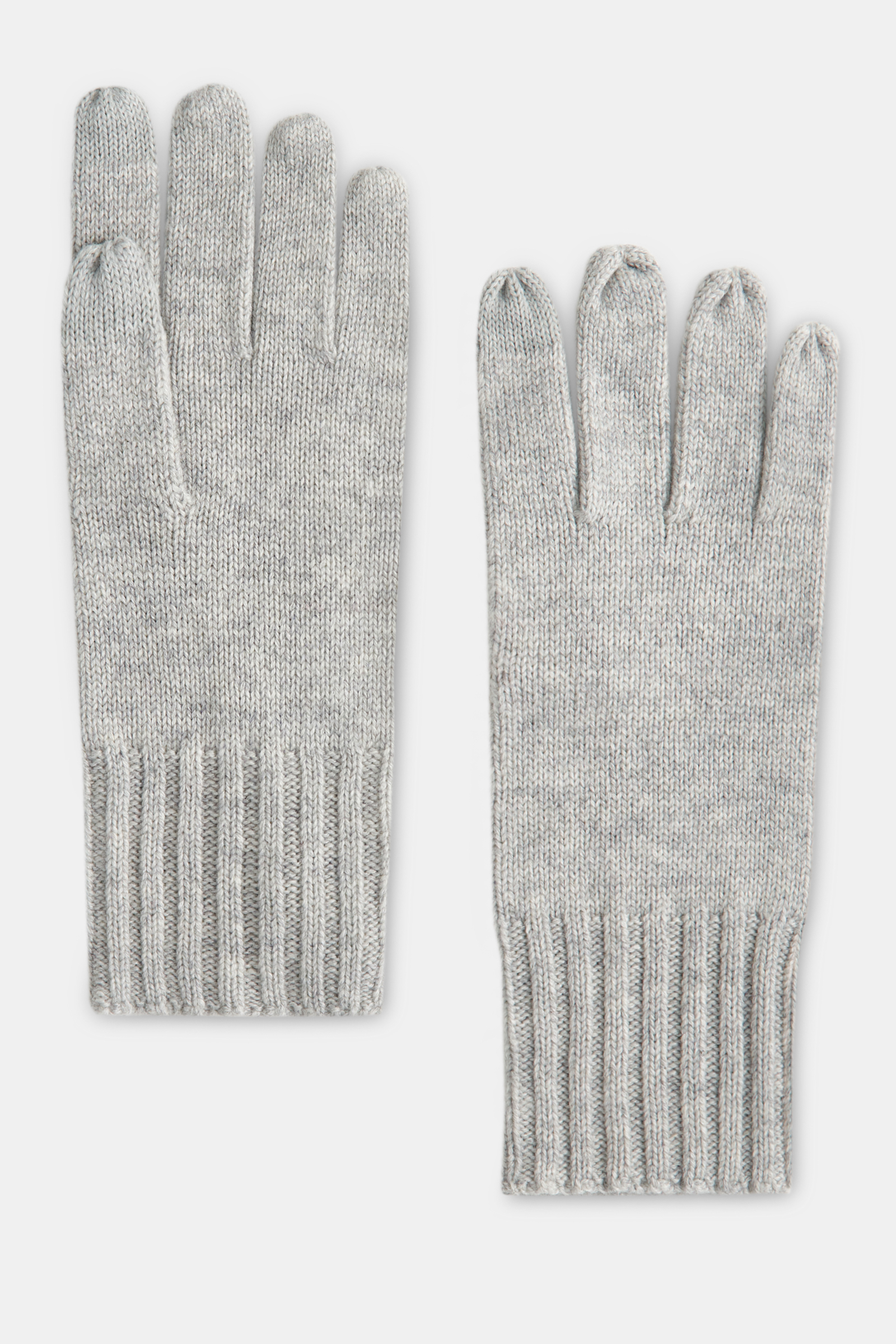 

Перчатки из шерсти и кашемира, 251 light silver melange, Перчатки из шерсти и кашемира