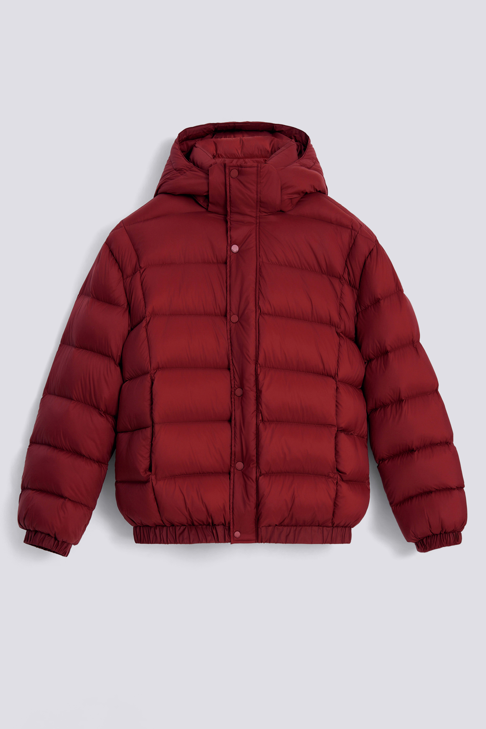 

Пуховая стеганая куртка с капюшоном, 309 crimson, Пуховая стеганая куртка с капюшоном