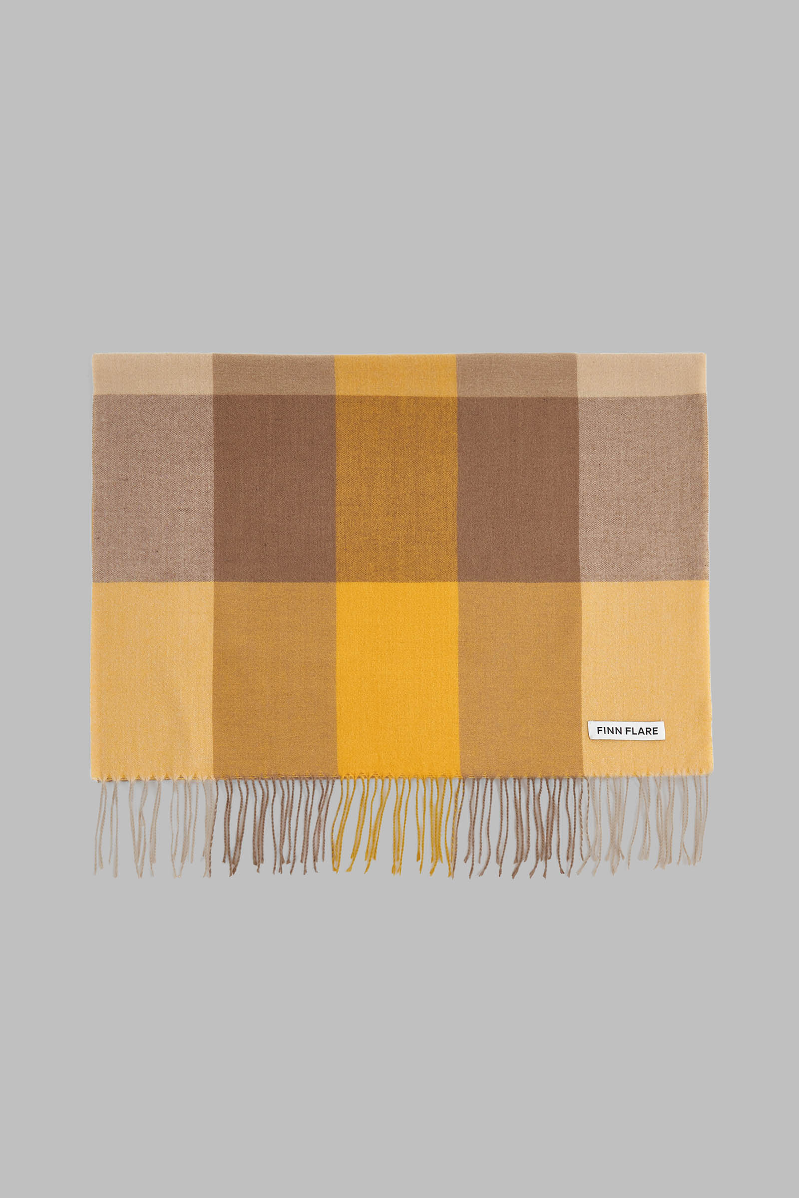 Палантин в клетку