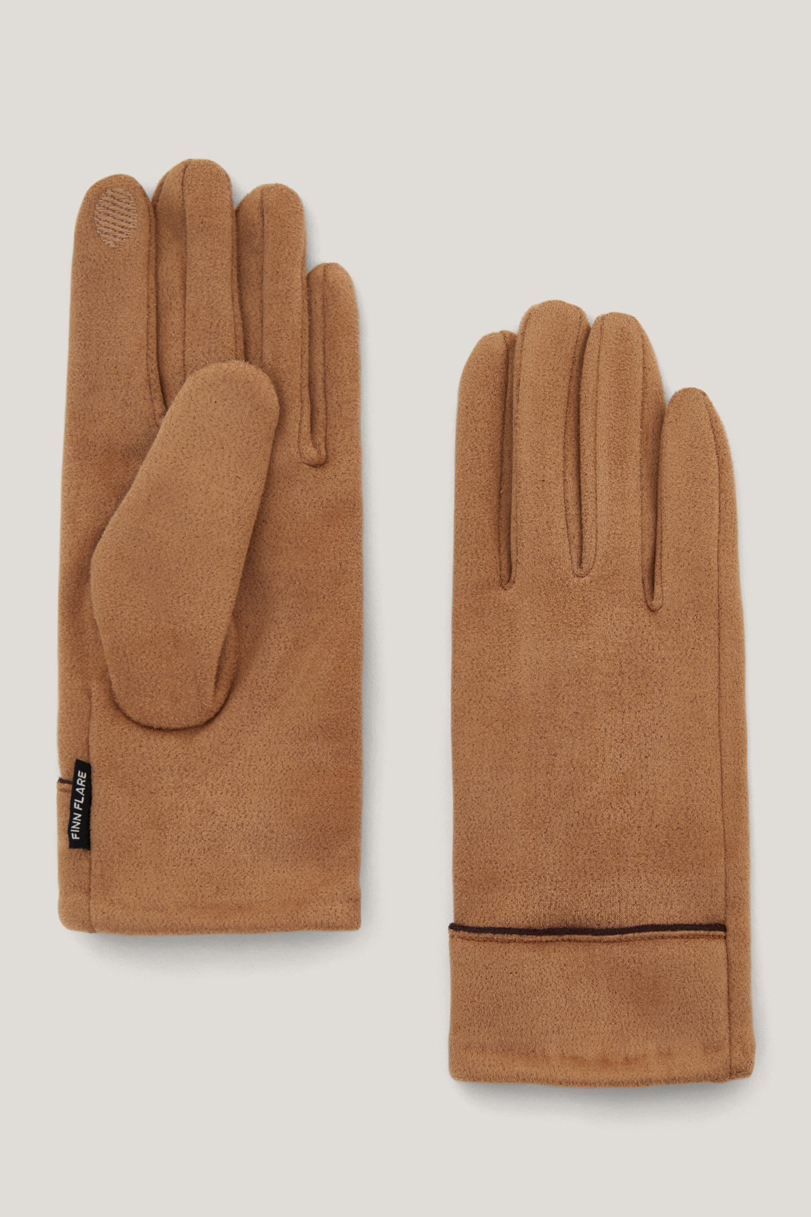 Перчатки женские FINN FLARE, бежевый, арт. FAE11301