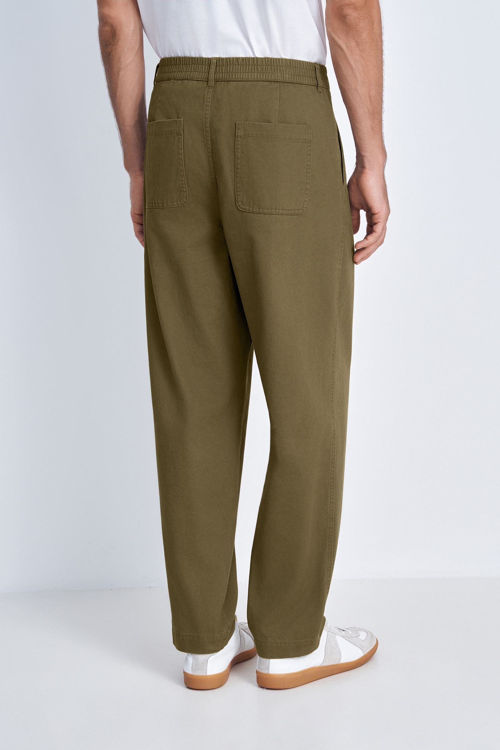 

Брюки-бананы с эластичным поясом, 905 dune, Брюки-бананы с эластичным поясом