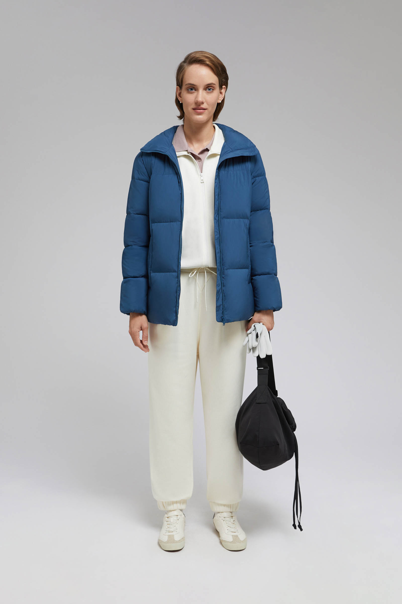 Пуховик Finn Flare FAF11030, синий, арт. FAF11030