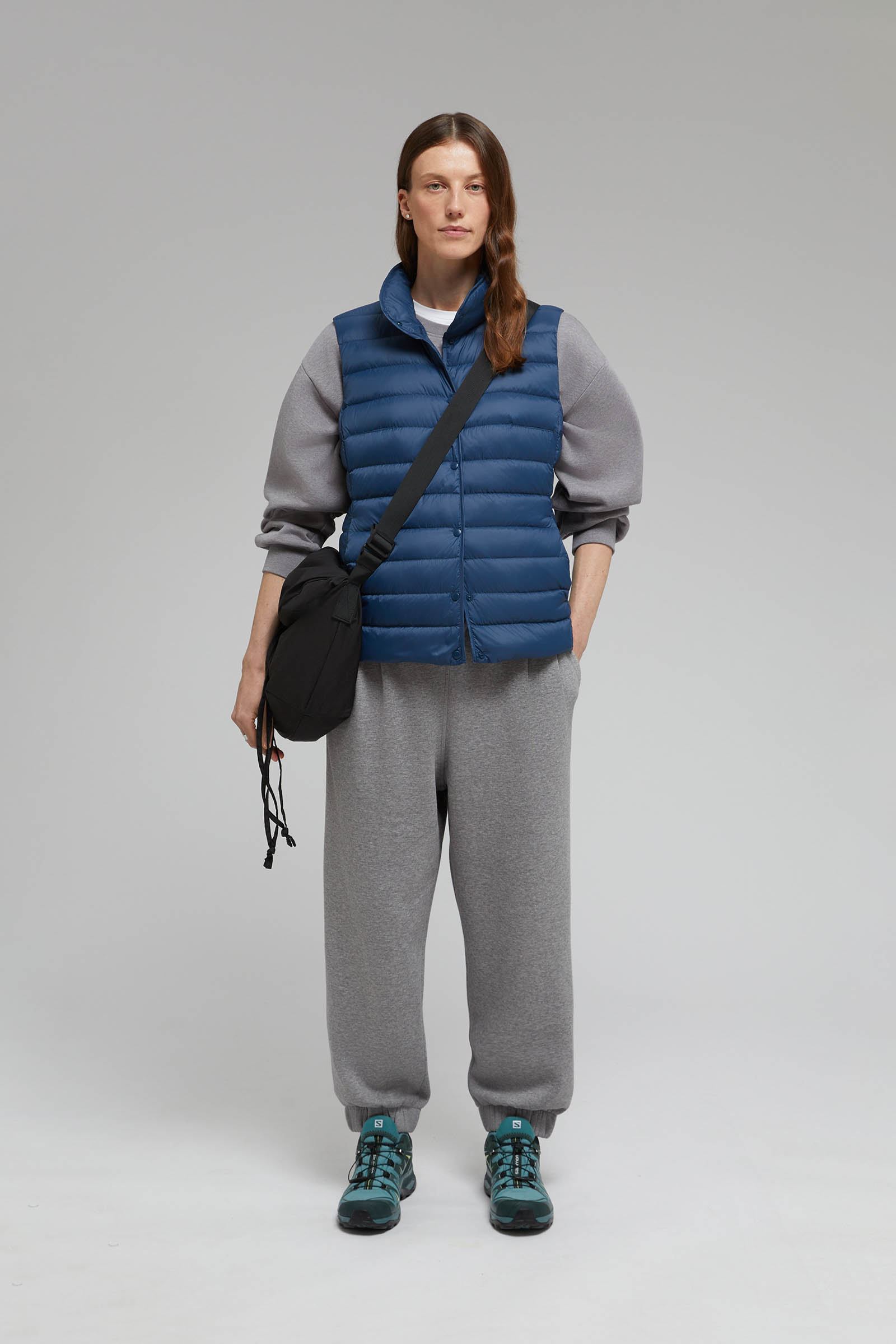 

Стеганый пуховый жилет, 100 navy, Стеганый пуховый жилет