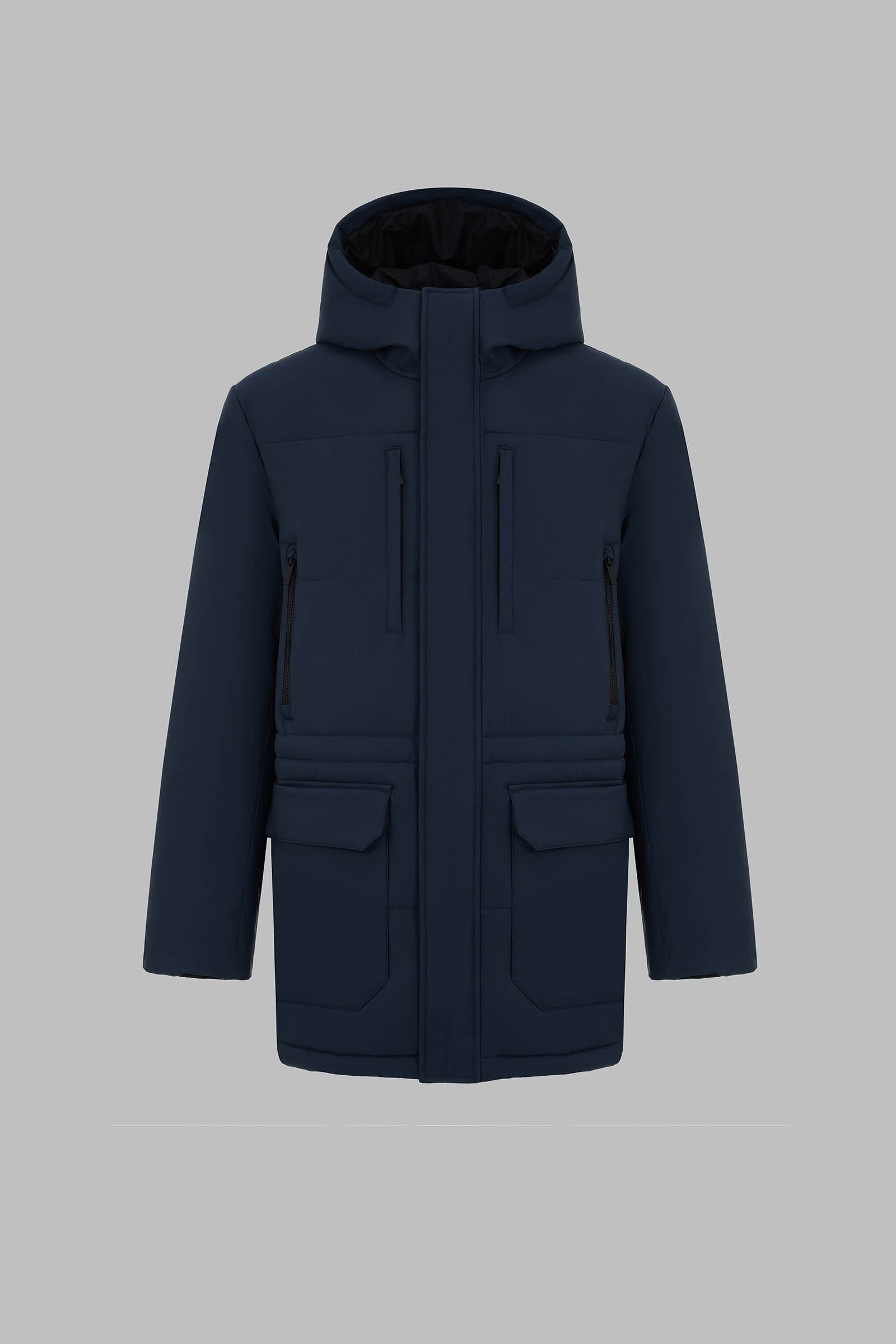 Утепленная куртка с капюшоном