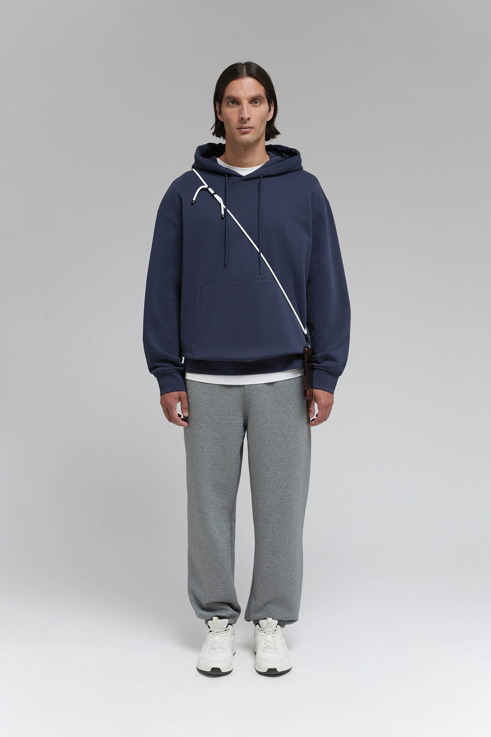 

Худи из хлопка, 101 cosmic blue, Худи из хлопка