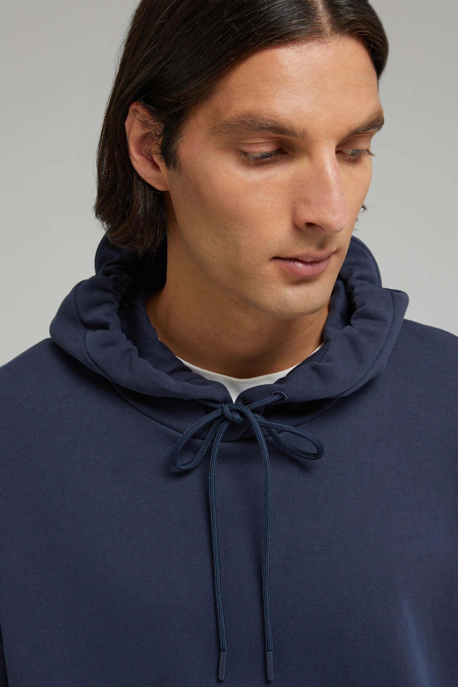 

Худи из хлопка, 101 cosmic blue, Худи из хлопка