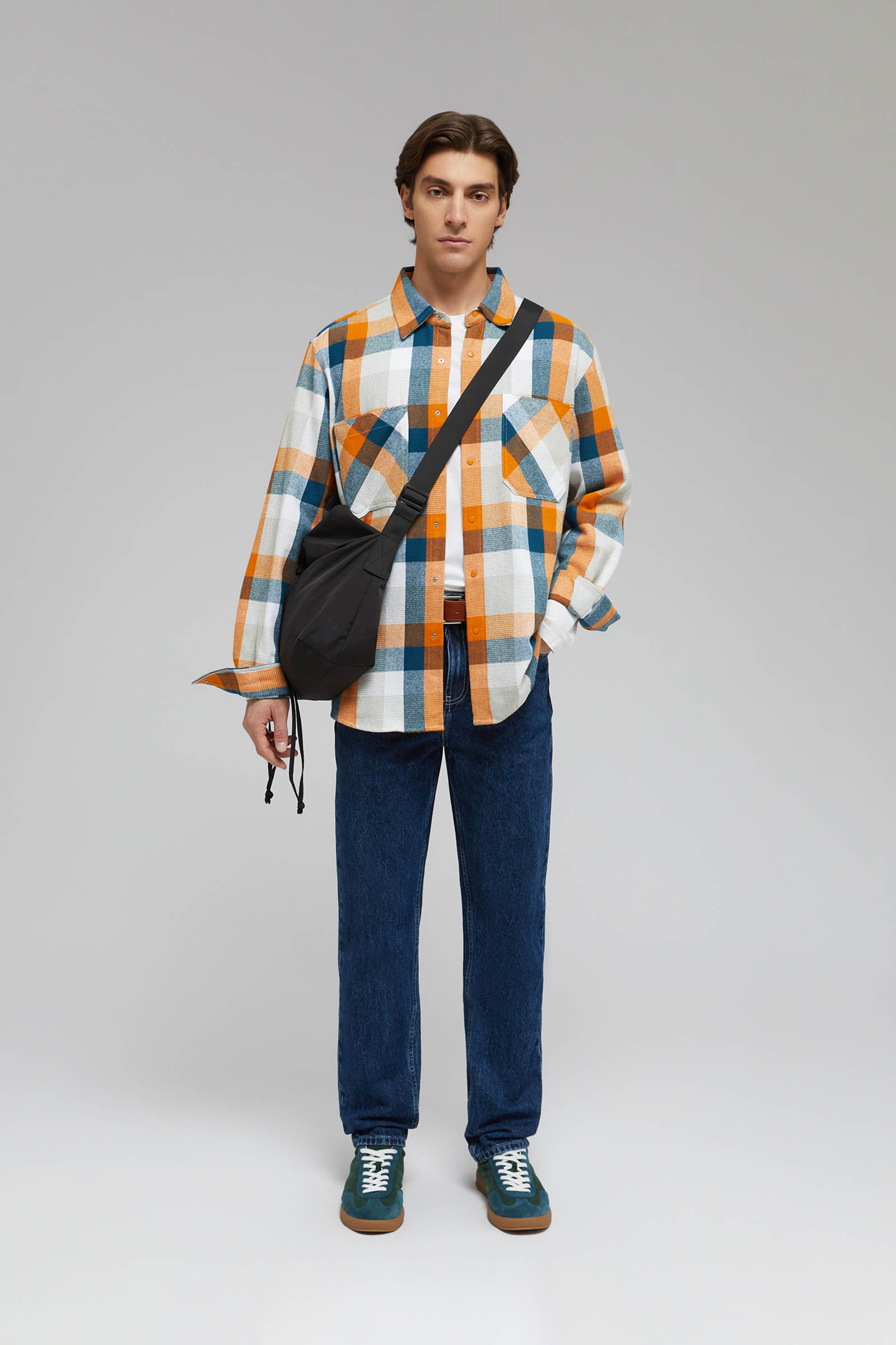 Джинсы FINN FLARE зауженного кроя, синий, арт. FAF25000