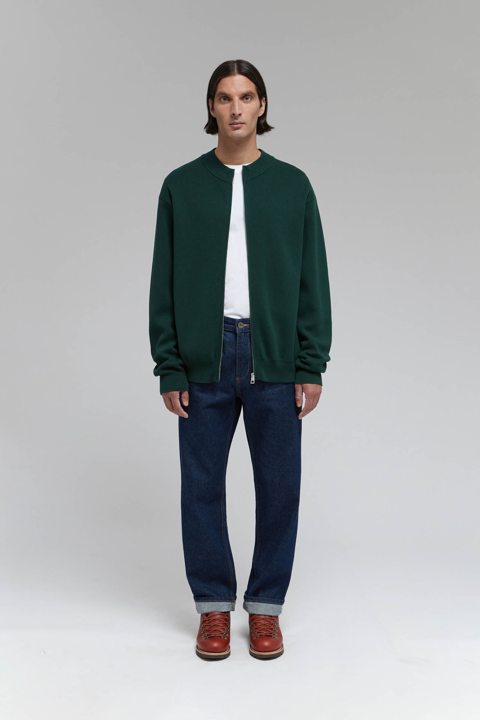 Кардиган FINN FLARE, зеленый, арт. FAF21112