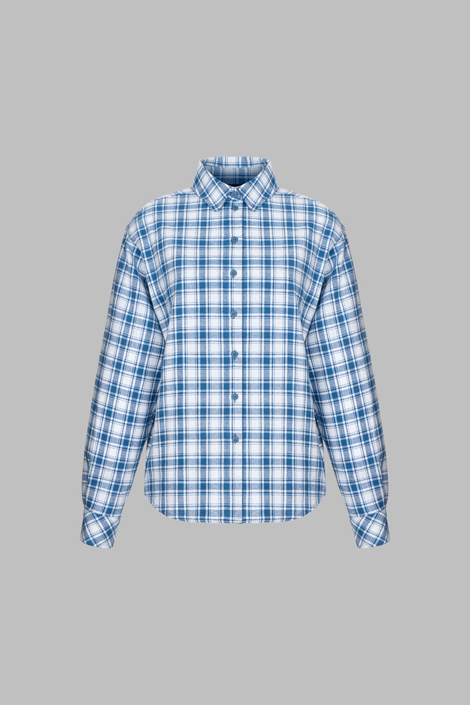 

Рубашка из 100% хлопка в клетку, 186 mc coronet blue, Рубашка из 100% хлопка в клетку