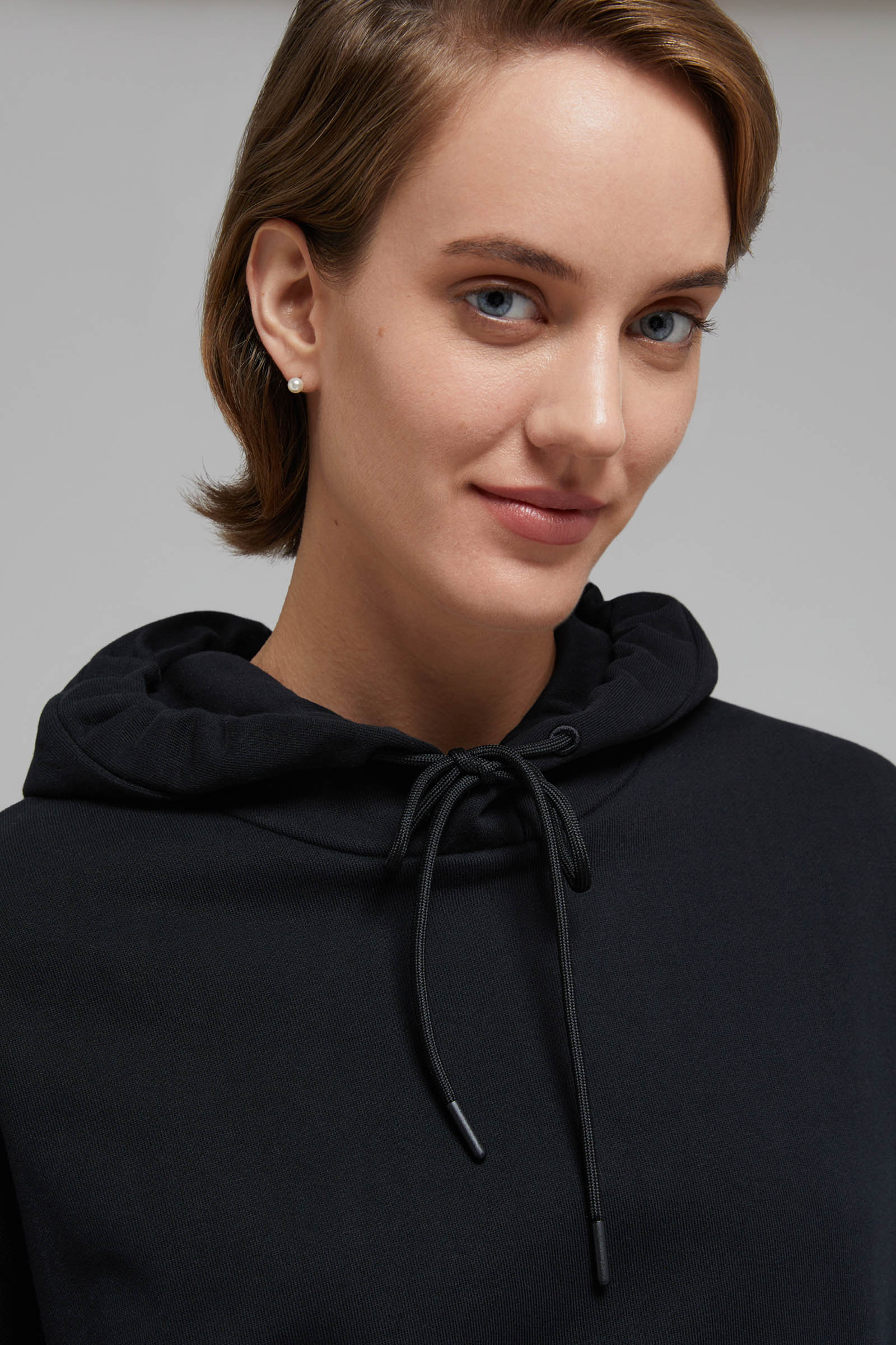 

Худи из хлопка, 200 black, Худи из хлопка