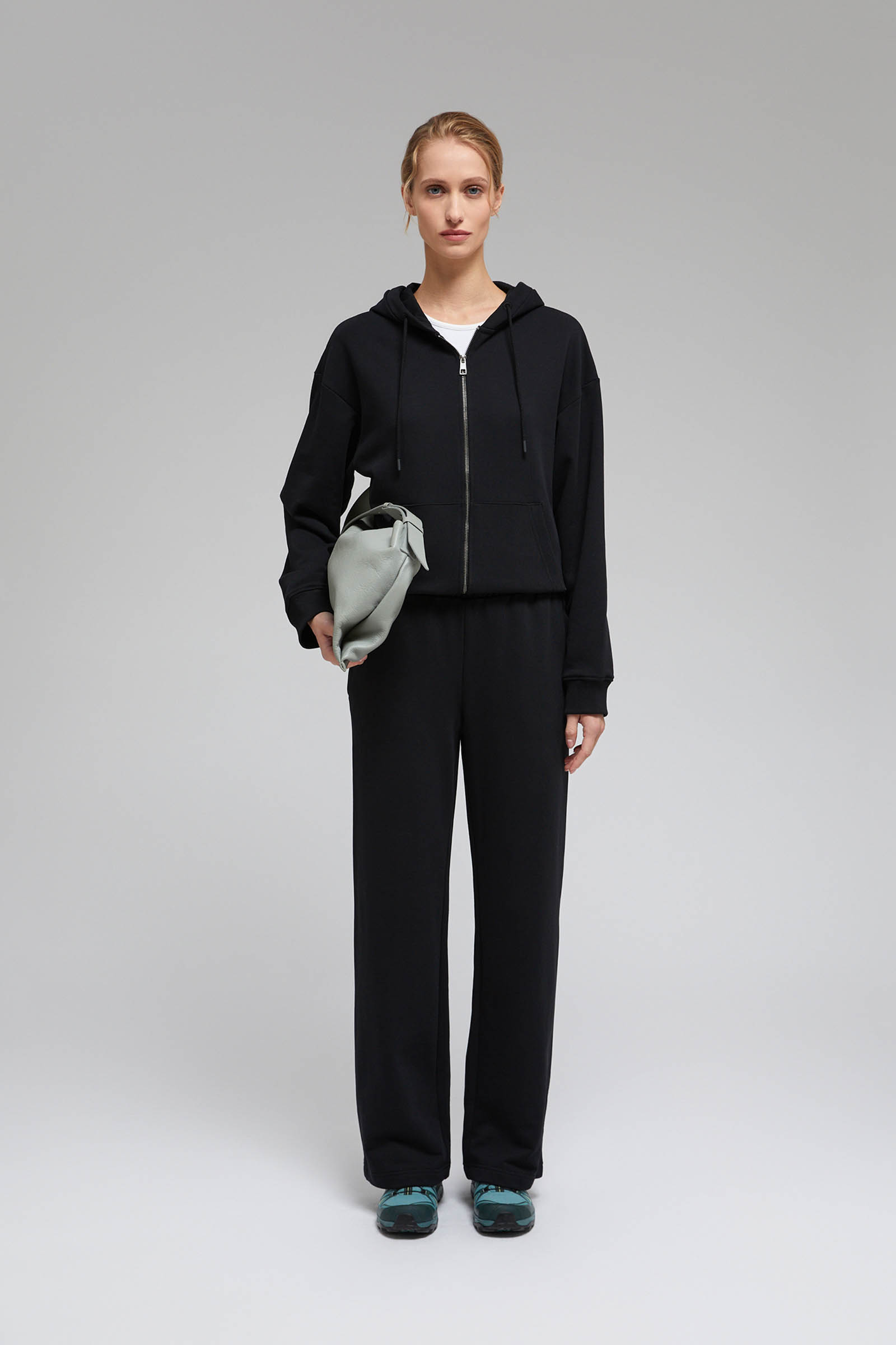 

Трикотажные брюки свободного силуэта, 200 black, Трикотажные брюки свободного силуэта