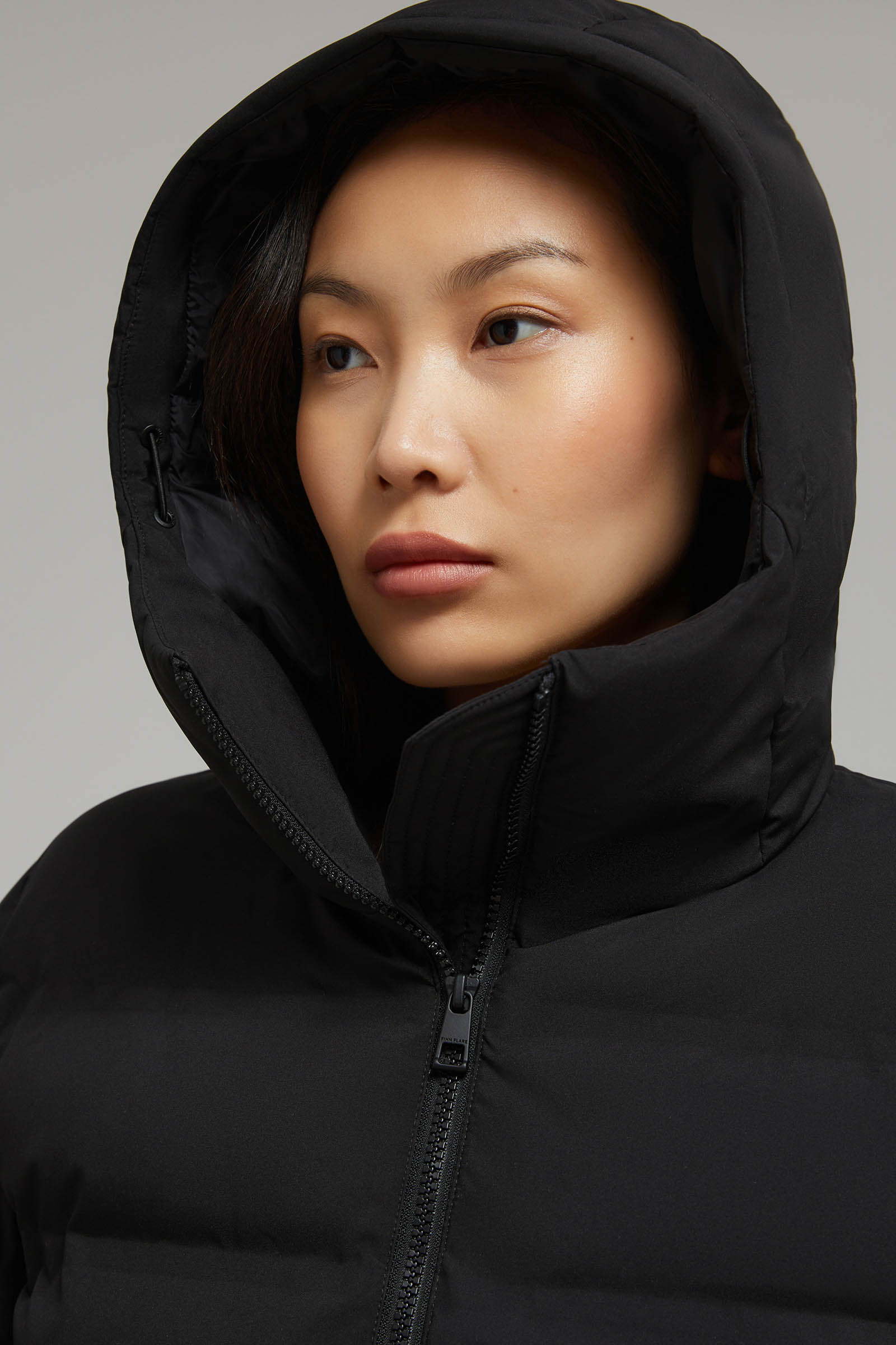 

Утепленное пальто с капюшоном, 200 black, Утепленное пальто с капюшоном