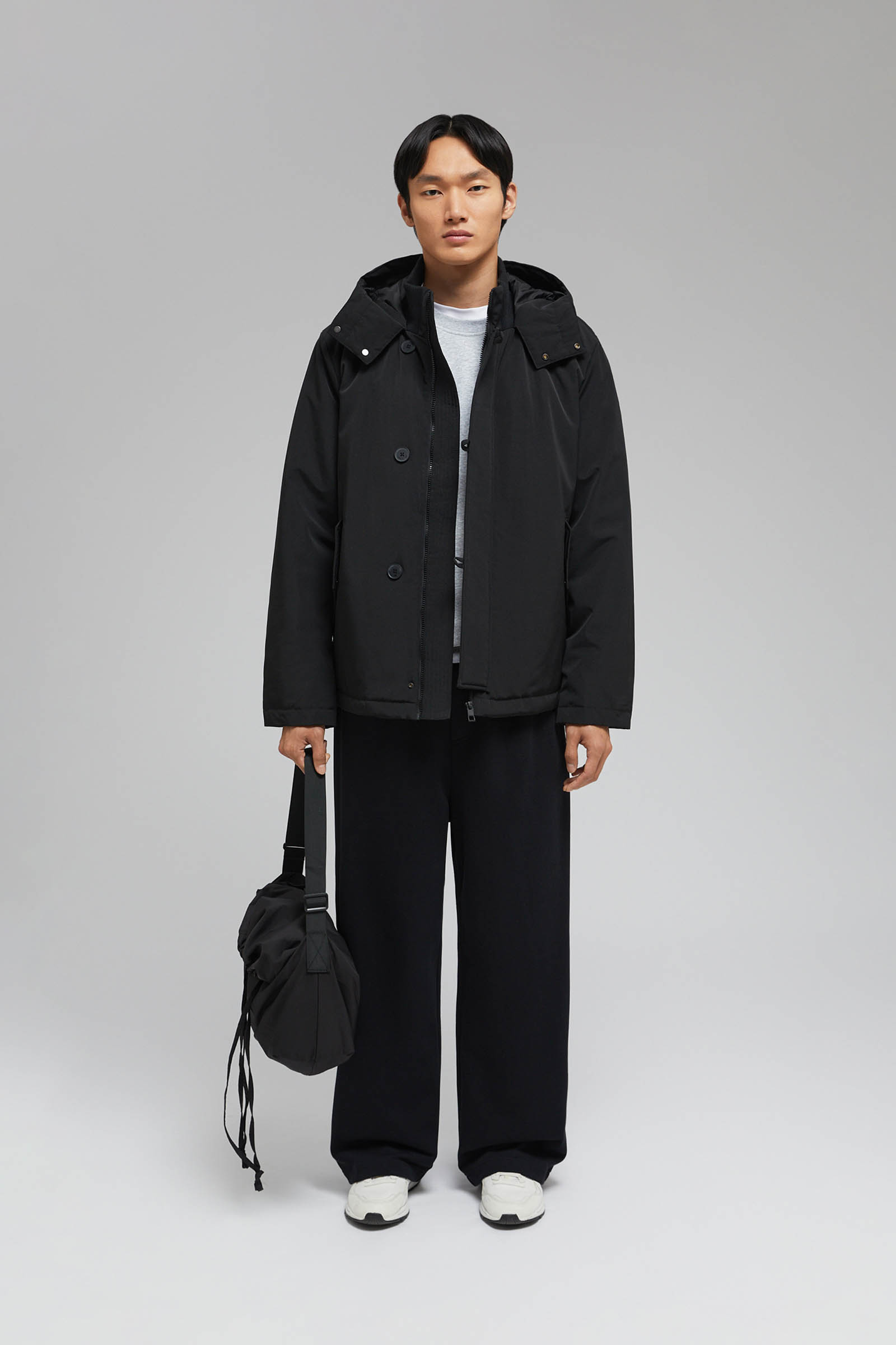 

Утепленная куртка с капюшоном, 200 black, Утепленная куртка с капюшоном