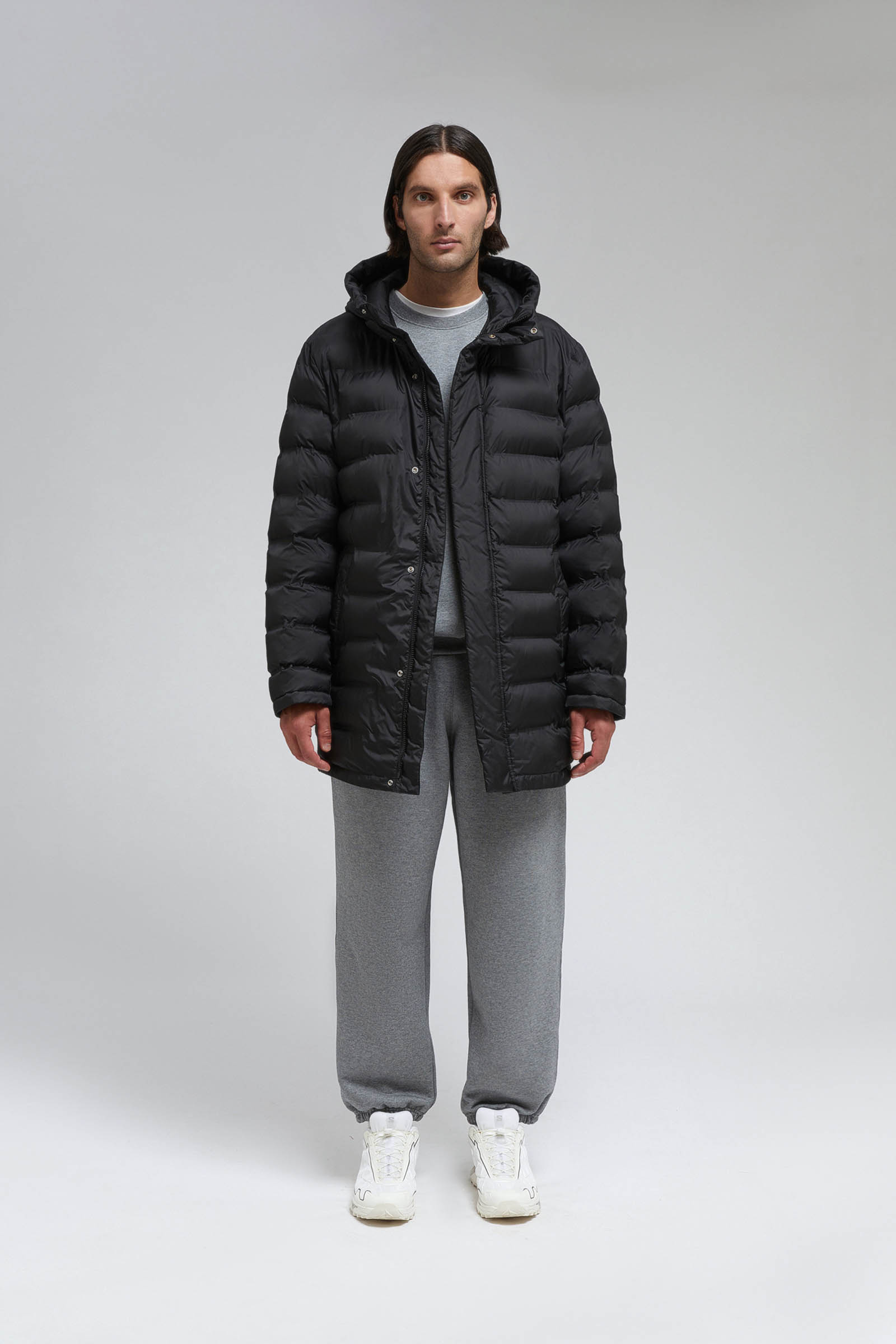 Утепленное полупальто Finn Flare, черный, арт. FAF21017