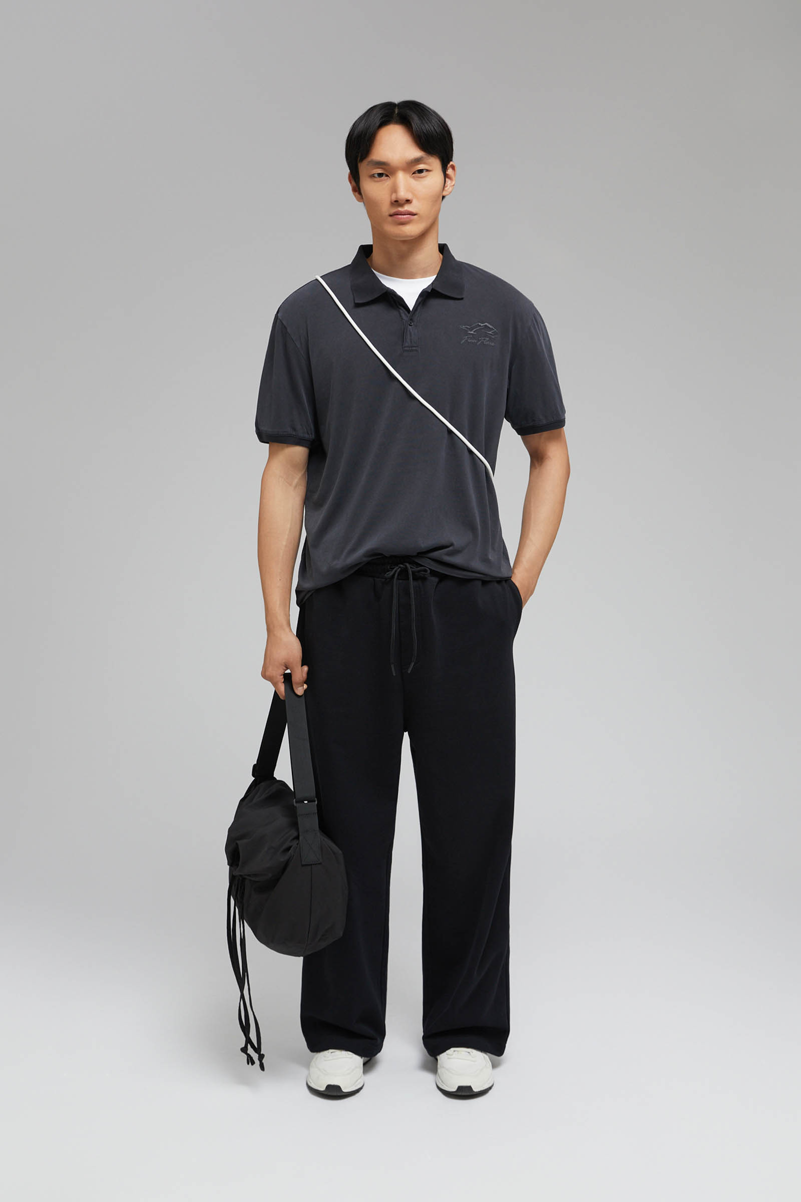 

Поло из хлопка, 200 black, Поло из хлопка