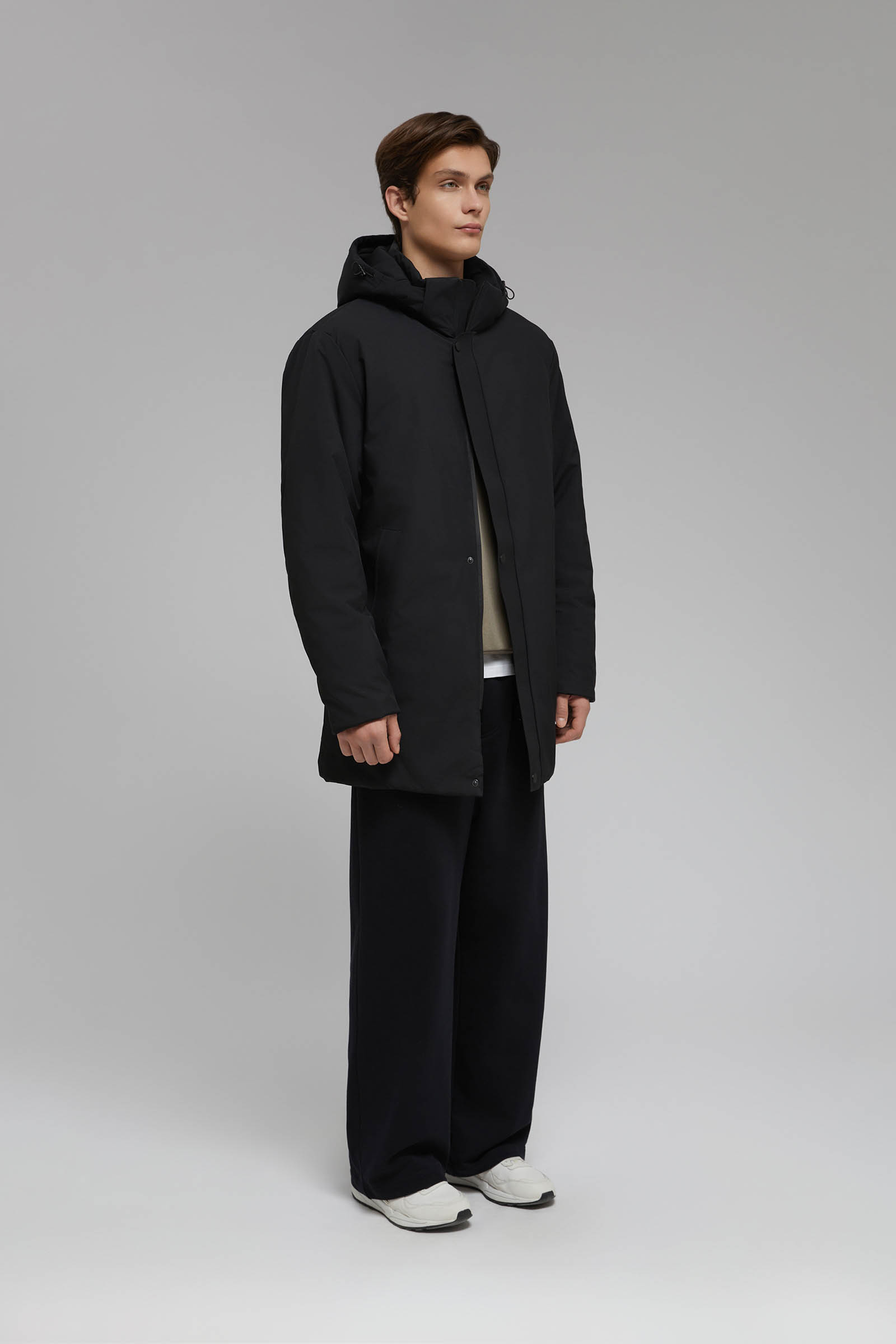 

Утепленная куртка с капюшоном, 200 black, Утепленная куртка с капюшоном