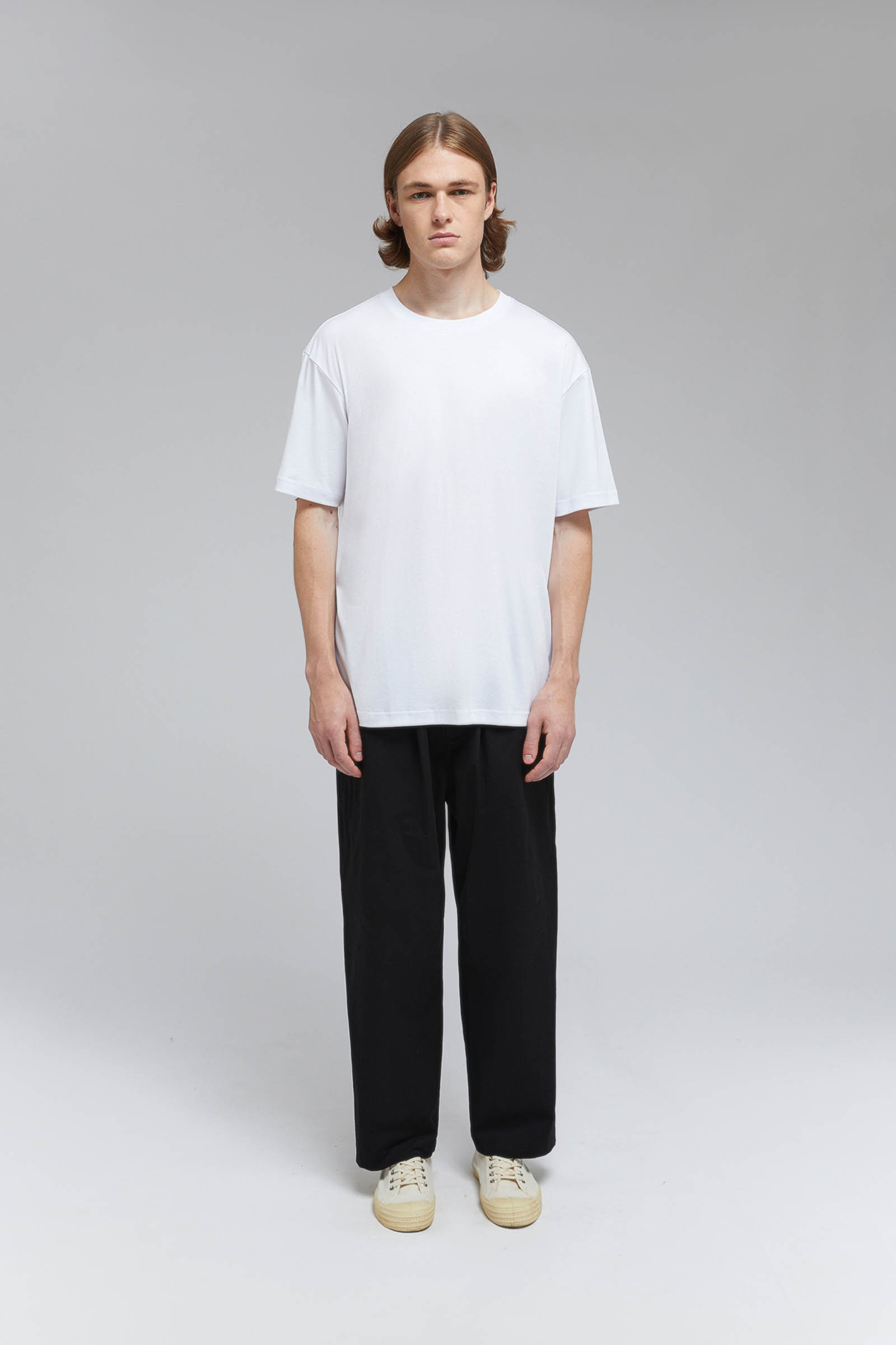 

Футболка из мерсеризованного хлопка, 201 white, Футболка из мерсеризованного хлопка