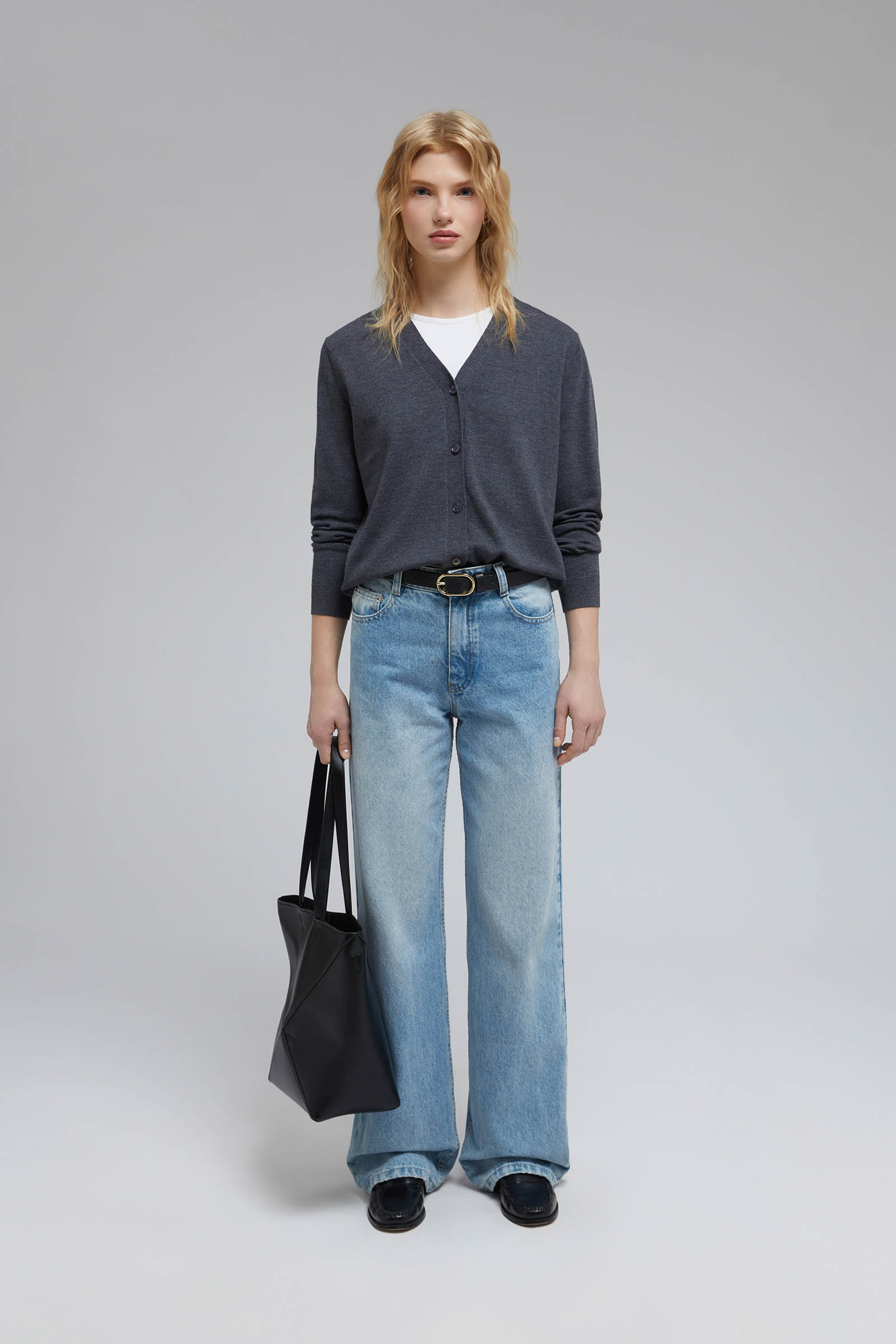 

Кардиган с добавлением шерсти, 202 graphite, Кардиган с добавлением шерсти