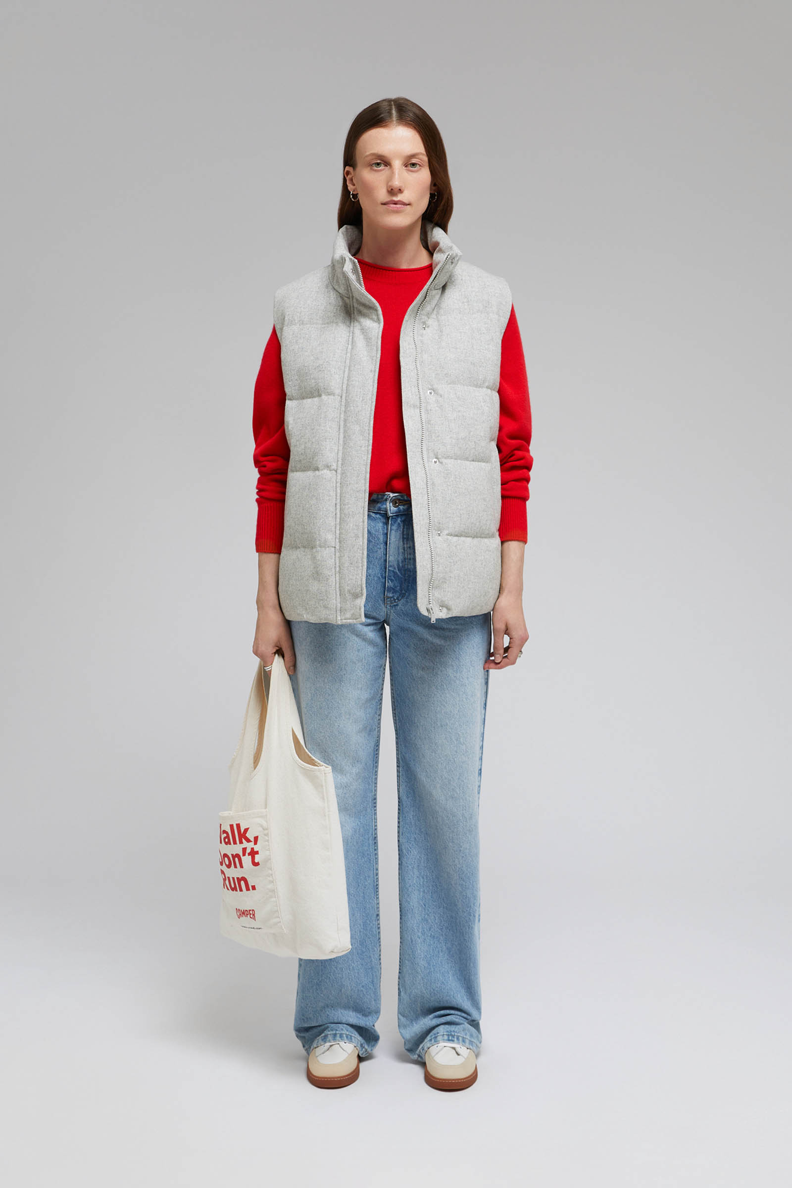 Пуховый жилет Finn Flare, серый, арт. FAF110149