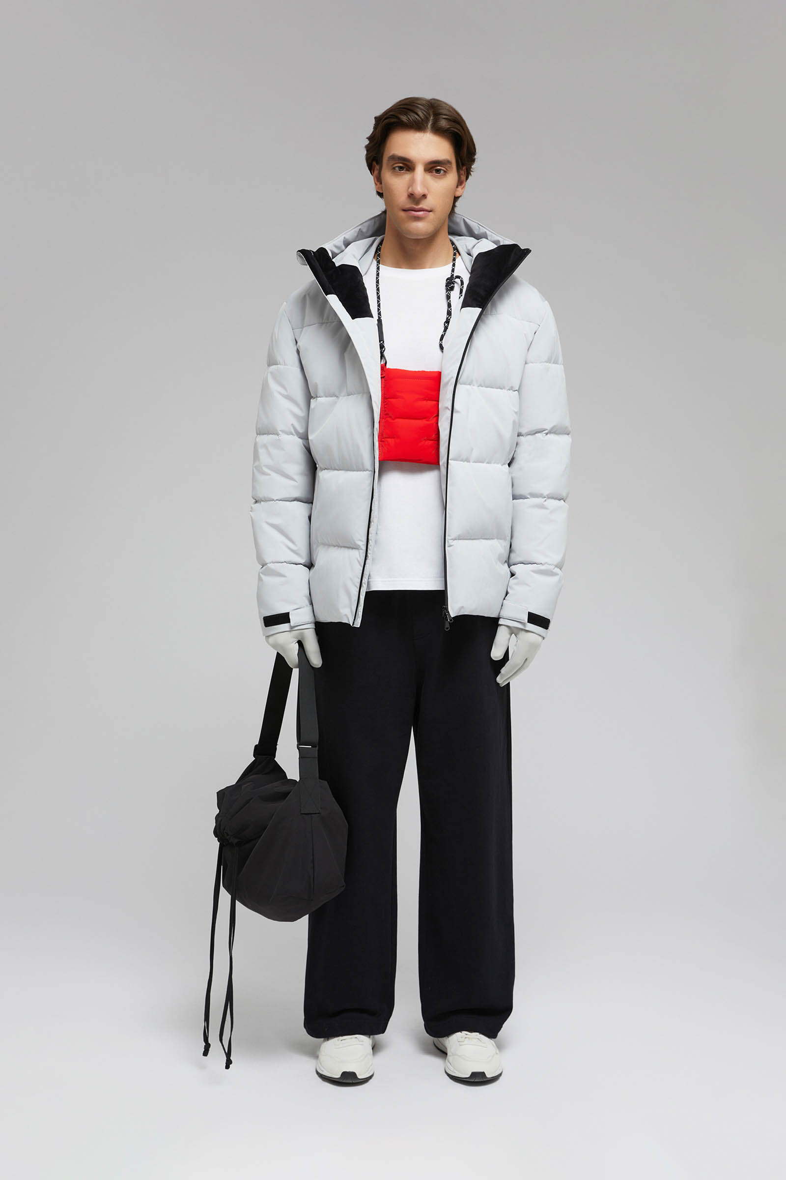 Стеганая куртка Finn Flare, серый, арт. FAF22006