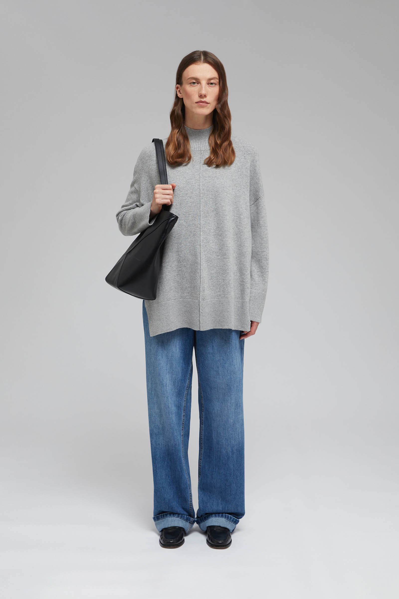 

Свитер с шерстью и кашемиром, 212 mc silver, Свитер с шерстью и кашемиром