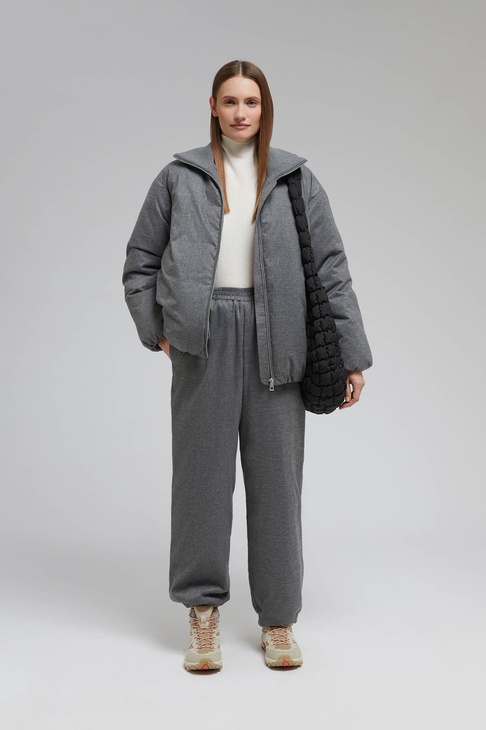 

Утепленные брюки, 255 mouse melange, Утепленные брюки