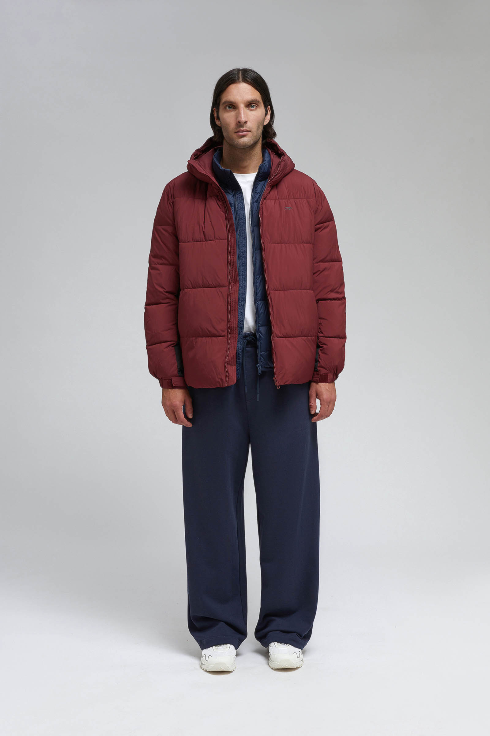 

Утепленная куртка с капюшоном, 376 cordovan, Утепленная куртка с капюшоном