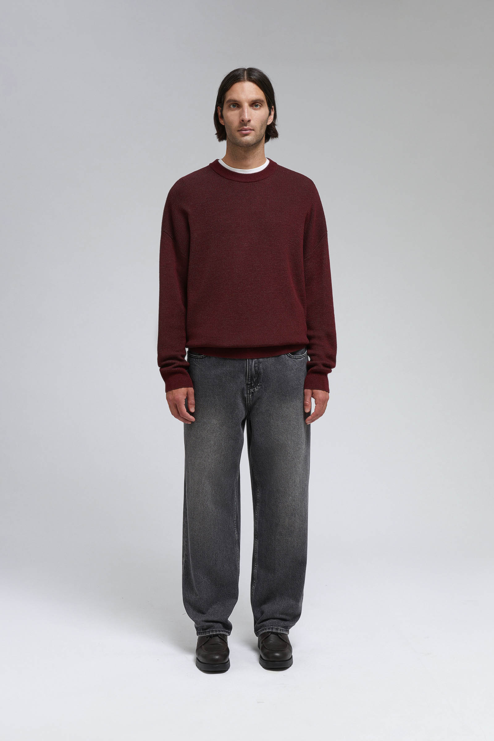 Джемпер FINN FLARE с шерстью, бордовый, арт. FAF21102