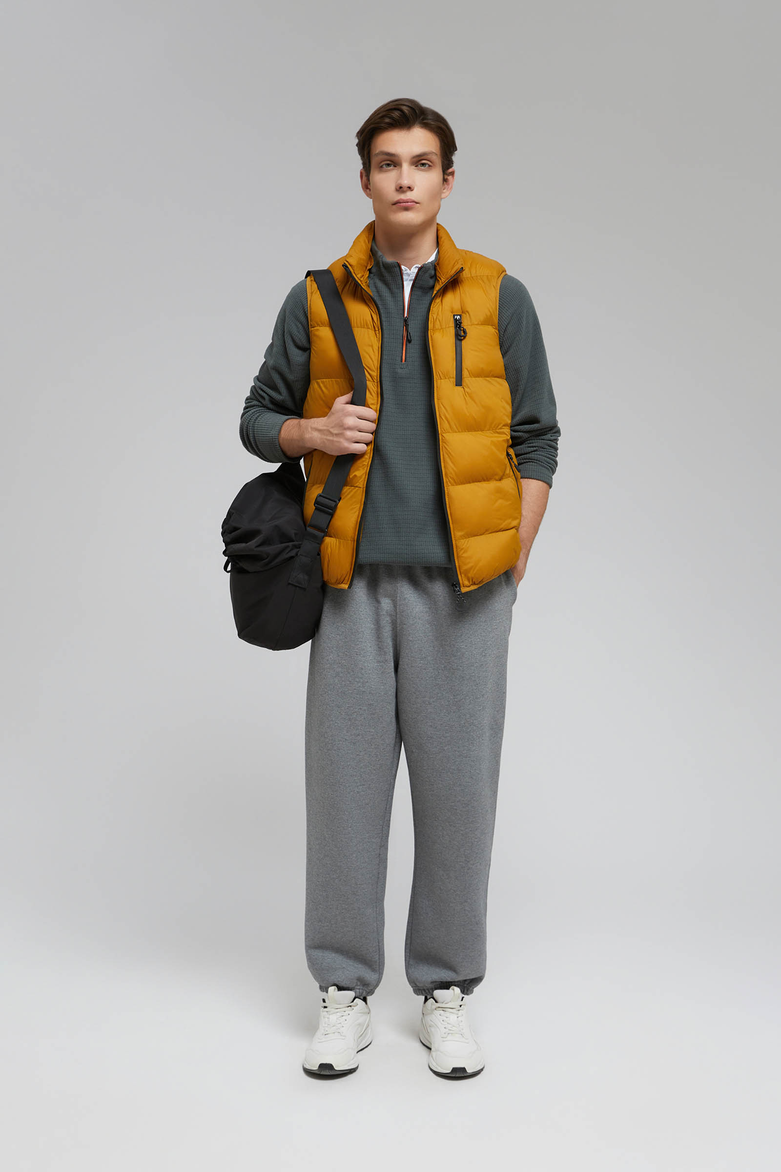 

Утепленный жилет со съемным капюшоном, 546 thyme, Утепленный жилет со съемным капюшоном