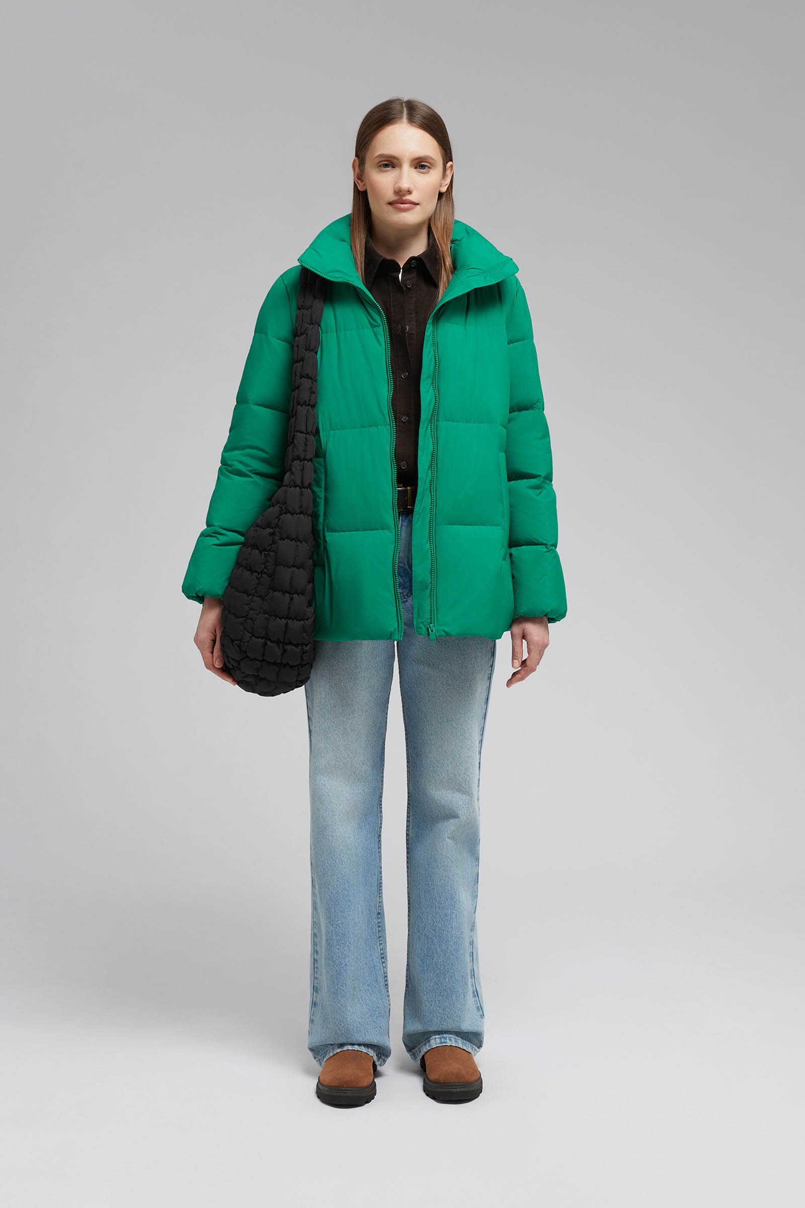 Пуховик FINN FLARE, зеленый, арт. FAF11030