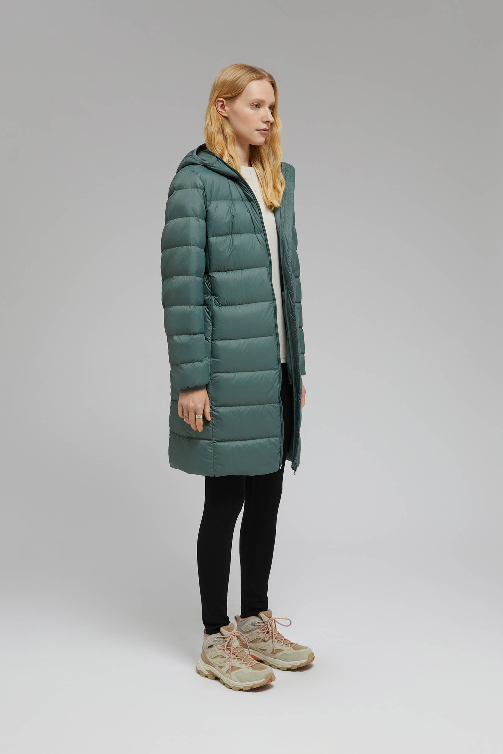 

Стеганый пуховик с натуральным пухом, 506 forest, Стеганый пуховик с натуральным пухом