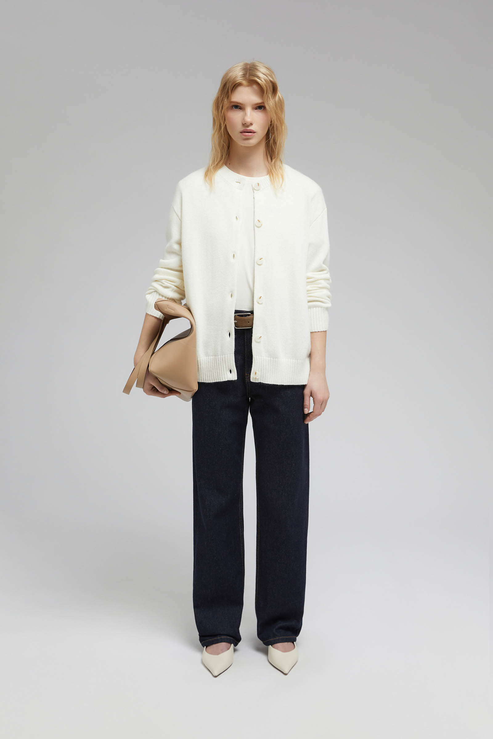 Кардиган FINN FLARE, белый, арт. FAF11129