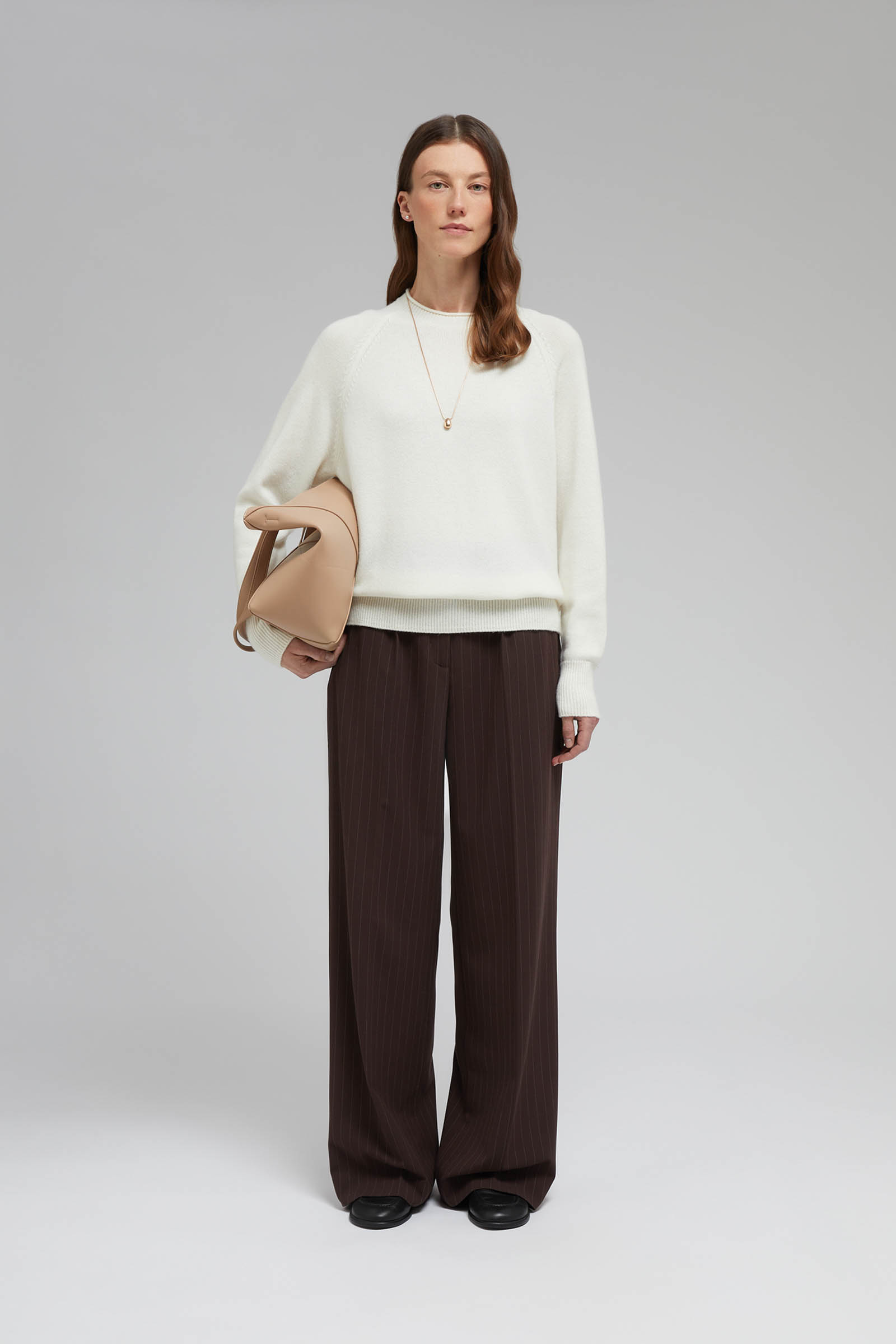 Джемпер Finn Flare из шерсти и кашемира, белый, арт. FAF11167